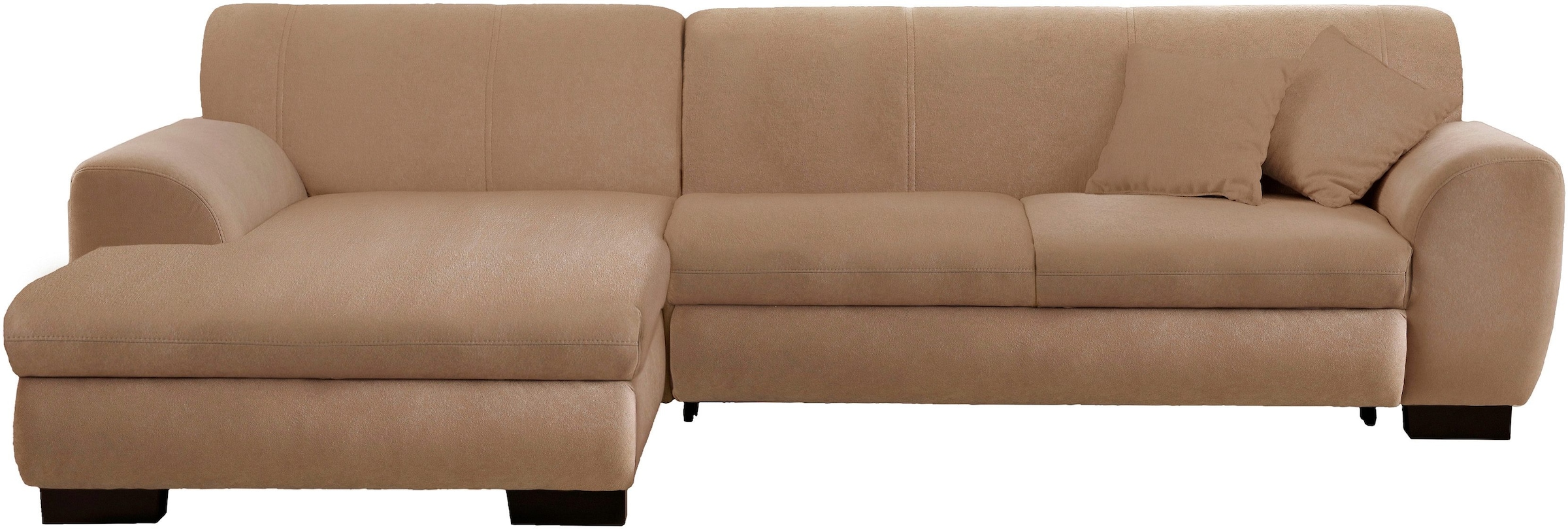 Home affaire Ecksofa »Nika zeitlos und elegant, L-Form« wahlweise mit Bettfunktion, auch in Cord