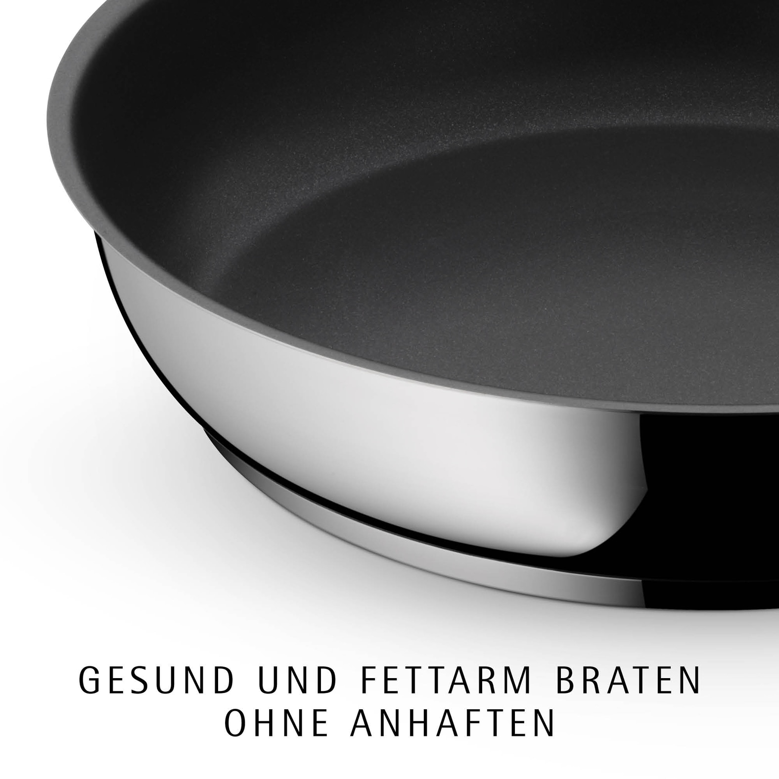 WMF Pfannen-Set »Devil, Bratpfannen Induktion, robuste Antihaftversiegelung« Cromargan® Edelstahl Rostfrei 18/10 Set, 2x Pfannen  Ø 24/28 cm, 2 Stk. tlg. TransTherm®-Allherdboden, für alle Herdarten geeignet, Bakelitgriff