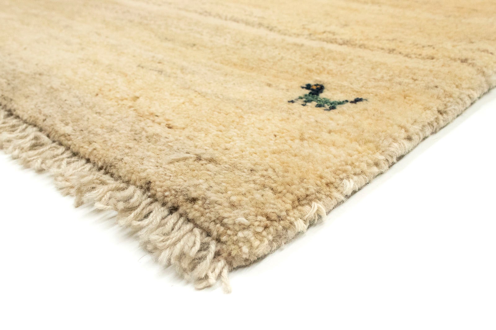 morgenland Wollteppich »Gabbeh Teppich handgeknüpft natur«, rechteckig,  handgeknüpft