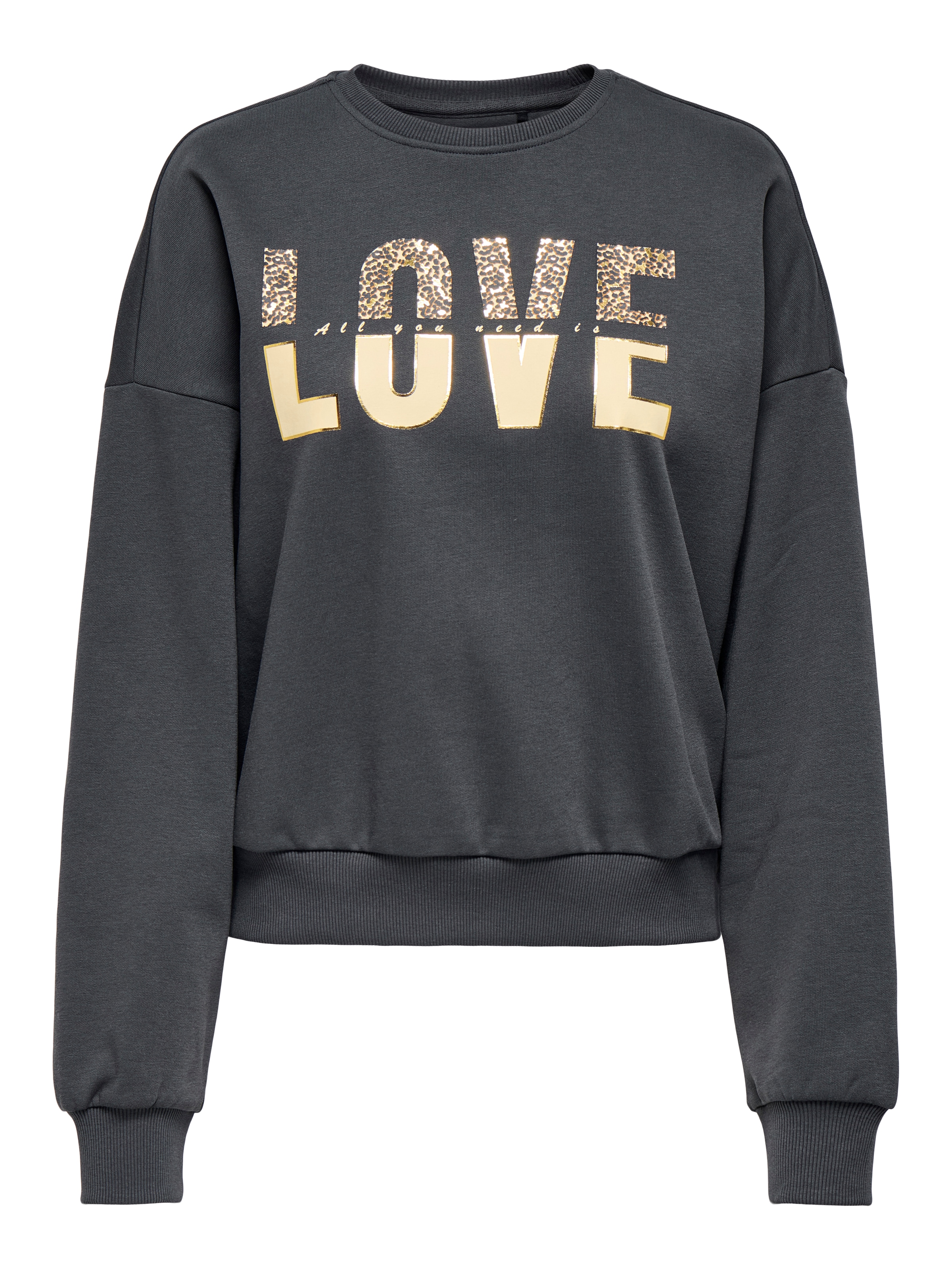 ONLY Sweatshirt »ONLTAMMIE L/S LEO PRINT O-NECK SWT«