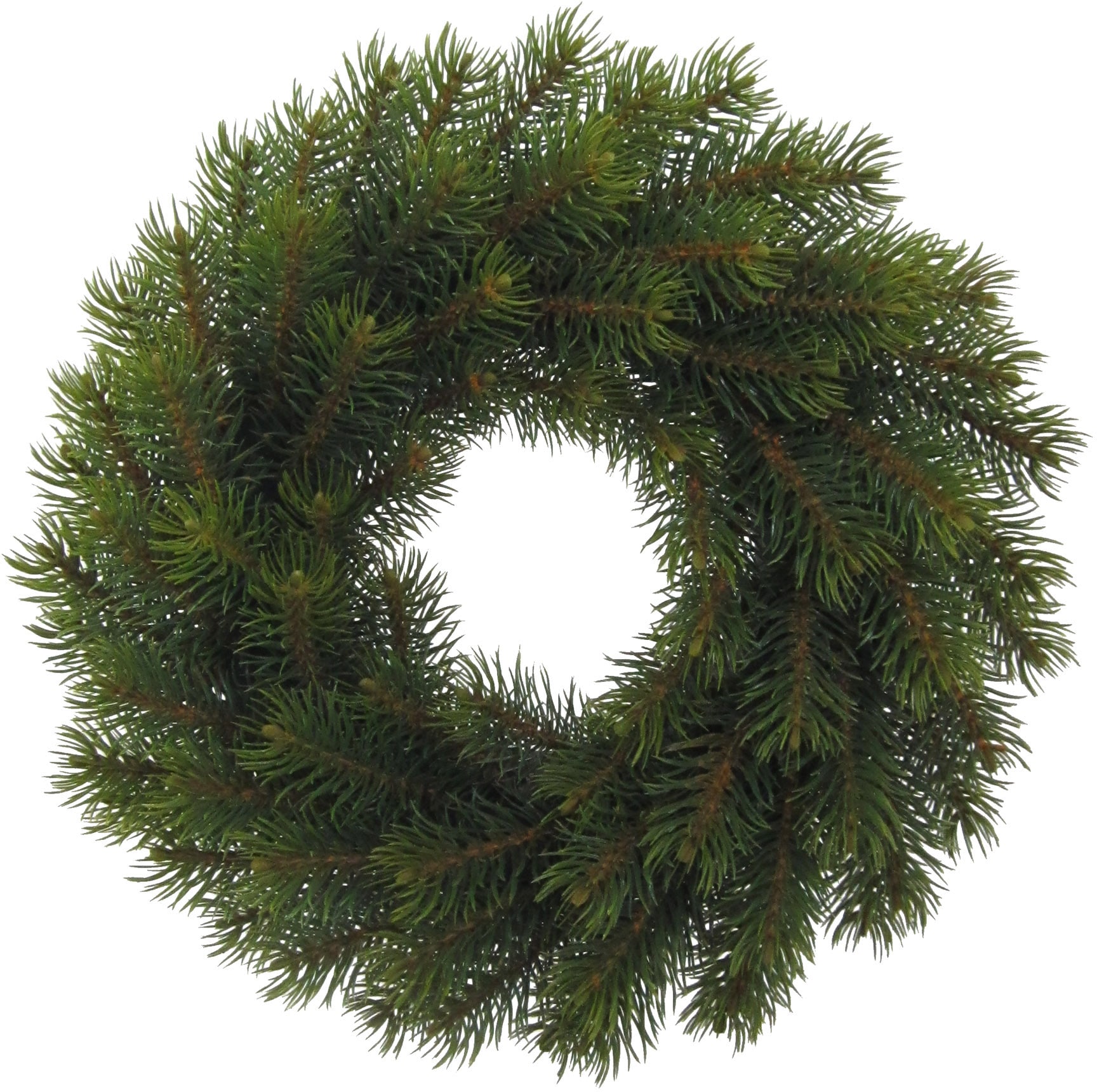 Creativ cm, bequem kaufen Winterliche »Weihnachtsdeko«, green Kranz, 2er-Set 25 Kunstpflanze Ø