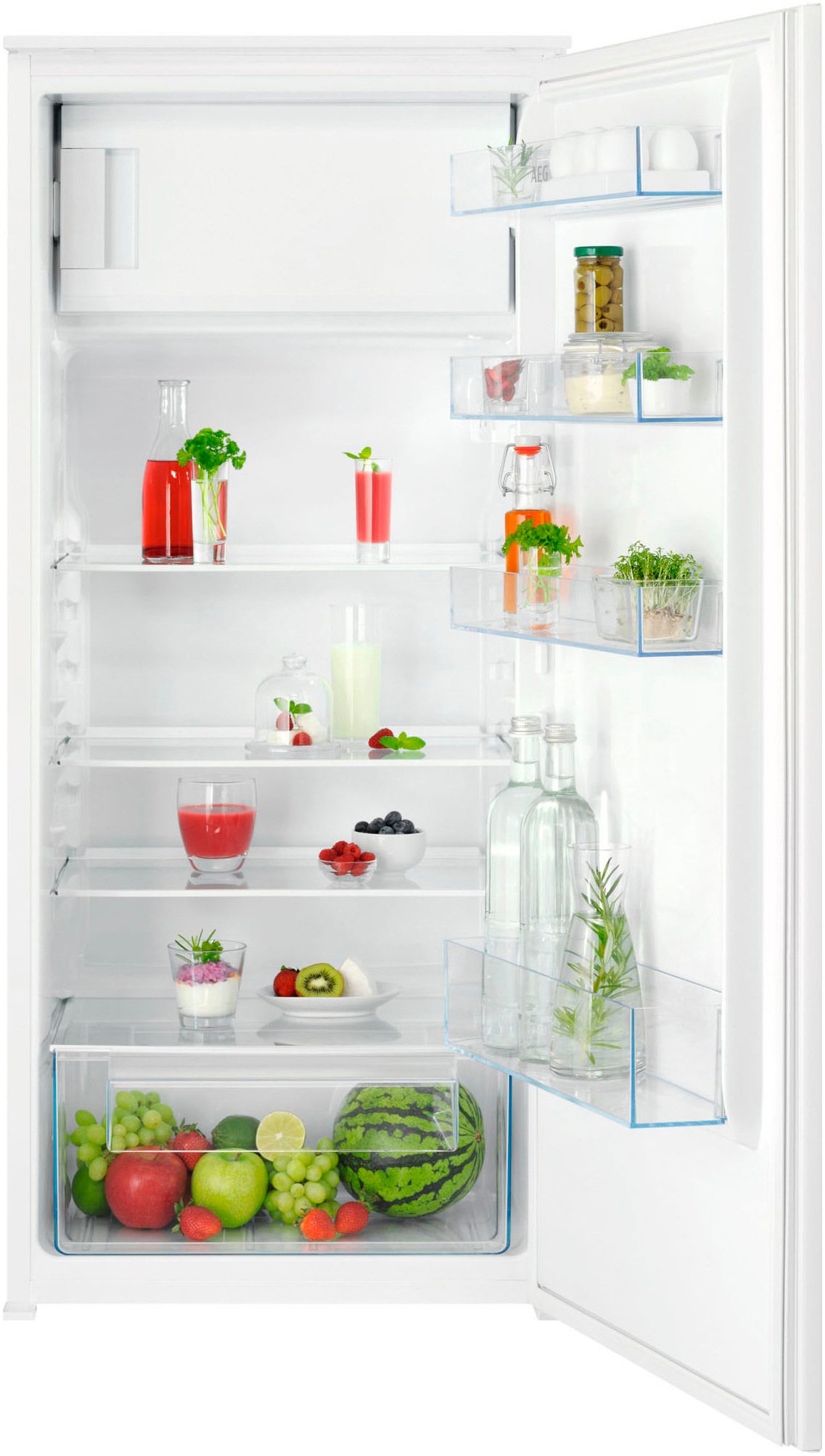 AEG TSF5O12ES combi-fridge Built-in 188 L White