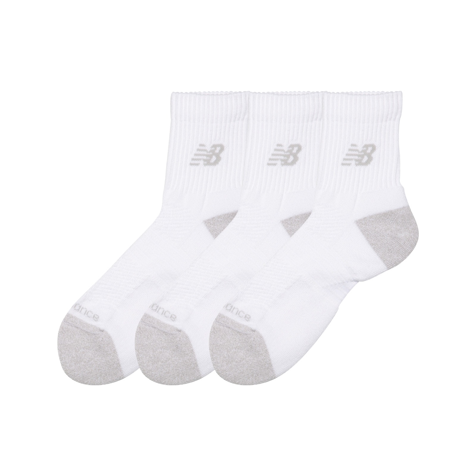 New Balance Sportsocken »ACTIVE QTR SOCKS 3 PACK« 3 Paar tlg. strapazierfähige Quarter-Socken, 3er-Pack, mit trockenem Tragegefühl