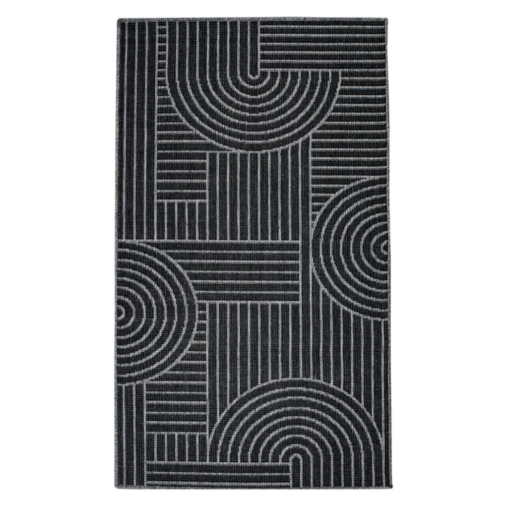 Carpet City Outdoorteppich »DUO RUG 5842« rechteckig 5 mm Höhe Wendeteppich Wetterfest In- & Outdoor, Balkon, Terrasse, Wohnzimmer
