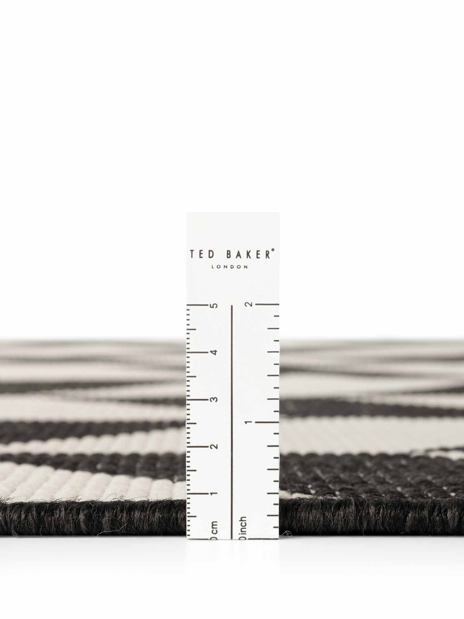Ted Baker Teppich »Terrick , Wendeteppich« rechteckig 8 mm Höhe Designteppich, Wetterfest, Pflegeleicht, Modern, Wohnzimmer, Terrasse