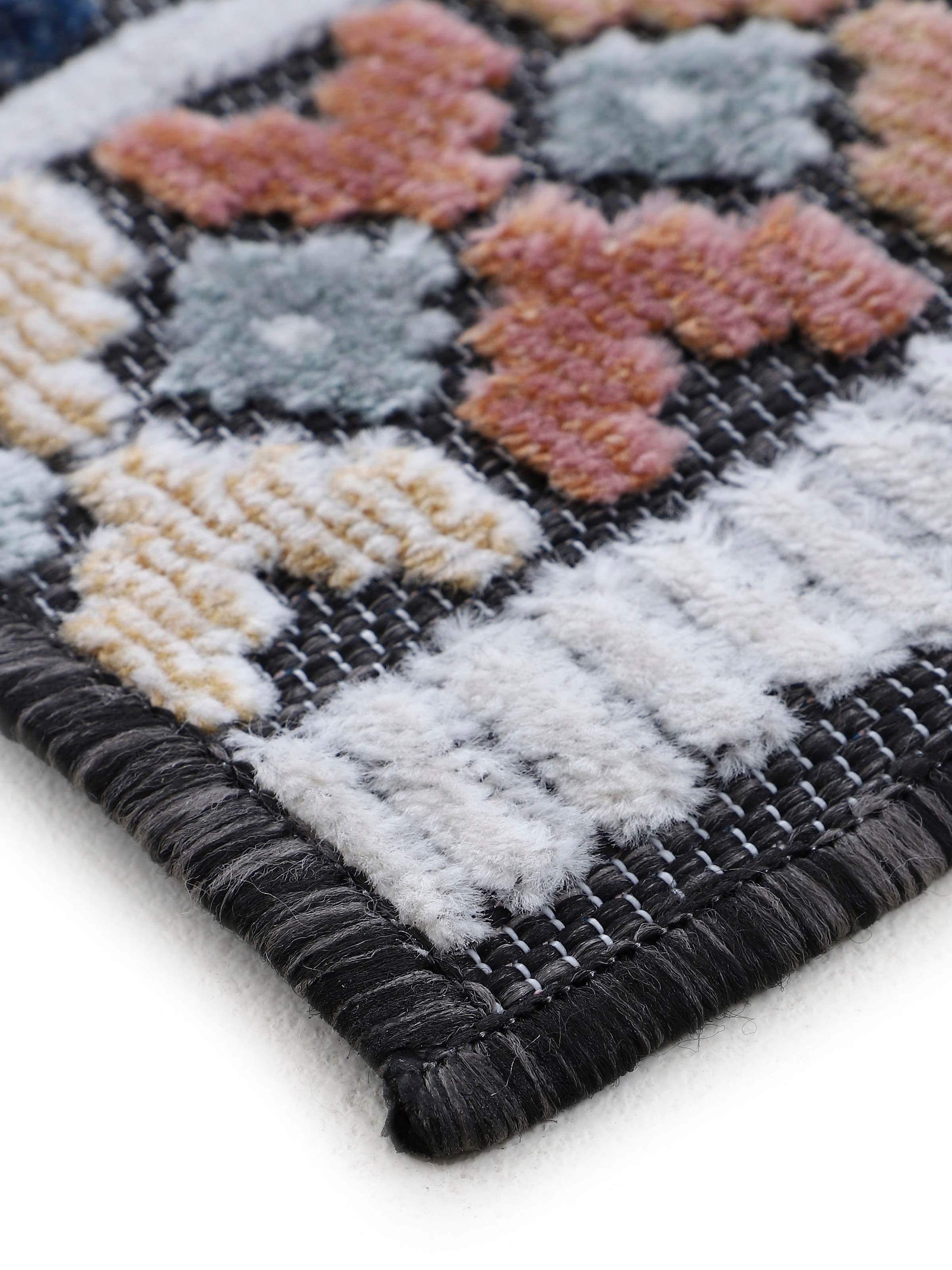 kaufen Teppich Effekt rechteckig, Palmenblätter, Motiv- 103«, online Hoch-Tief »Deja carpetfine robustes Floral Flachgewebe,