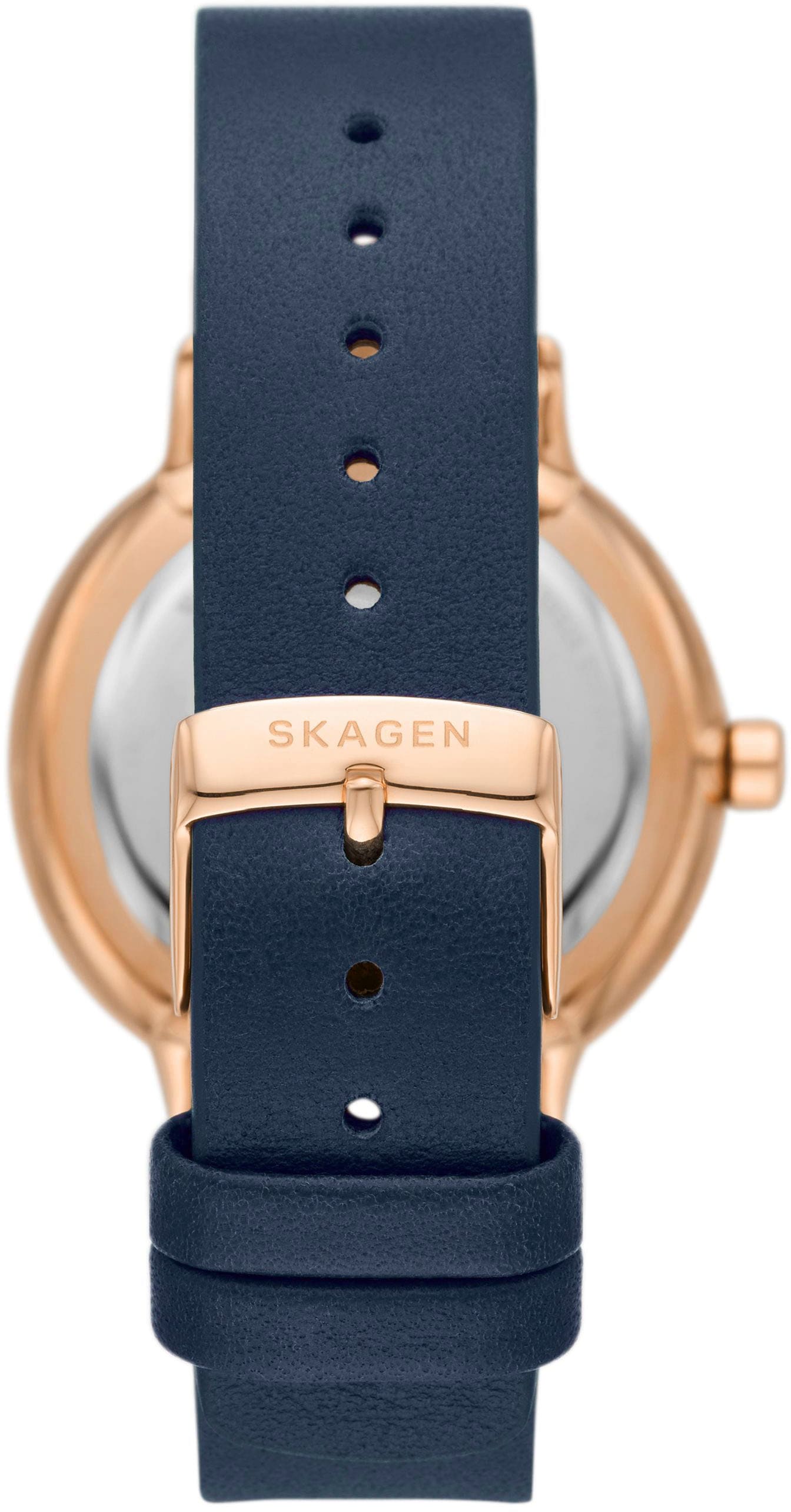 Skagen Quarzuhr »RIIS, SKW3090«, Armbanduhr, Damenuhr, analog, Edelstahlarmband