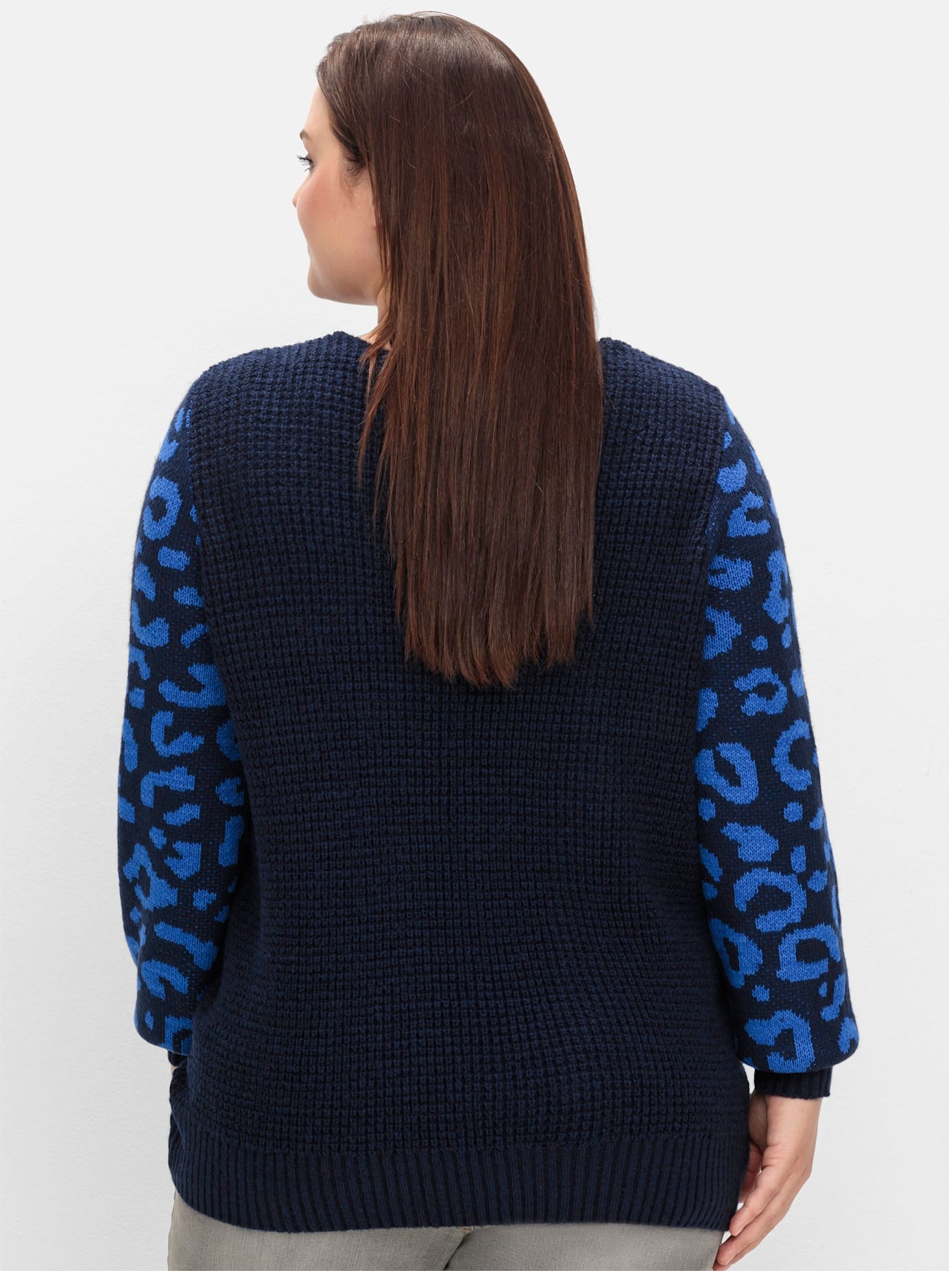 Sheego V-Ausschnitt-Pullover »V-Ausschnitt-Pullover«
