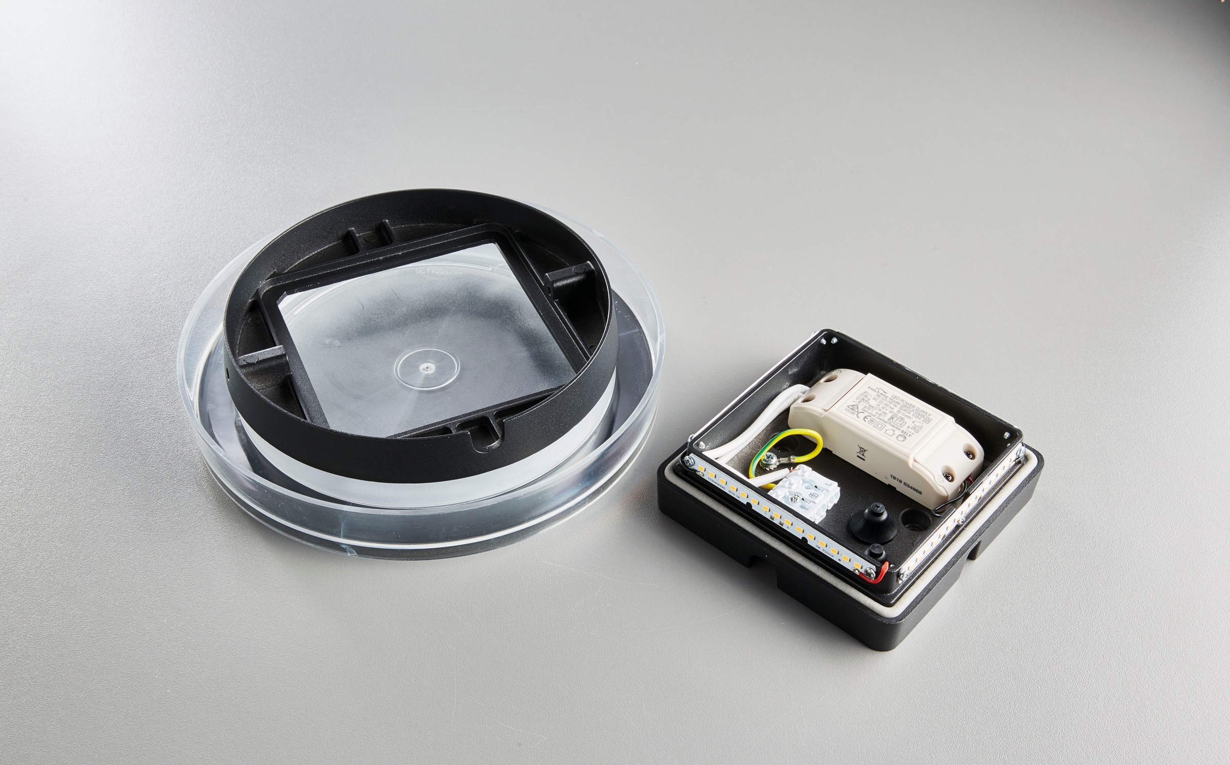 HEITRONIC LED Außen-Wandleuchte »Marbella« LED-Board Warmweiß Vandalismussicheres Gehäuse