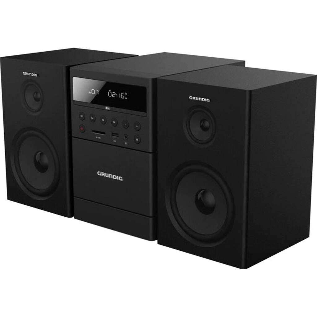 Grundig Microanlage »MS 300«, (Bluetooth FM-Tuner 10 W)