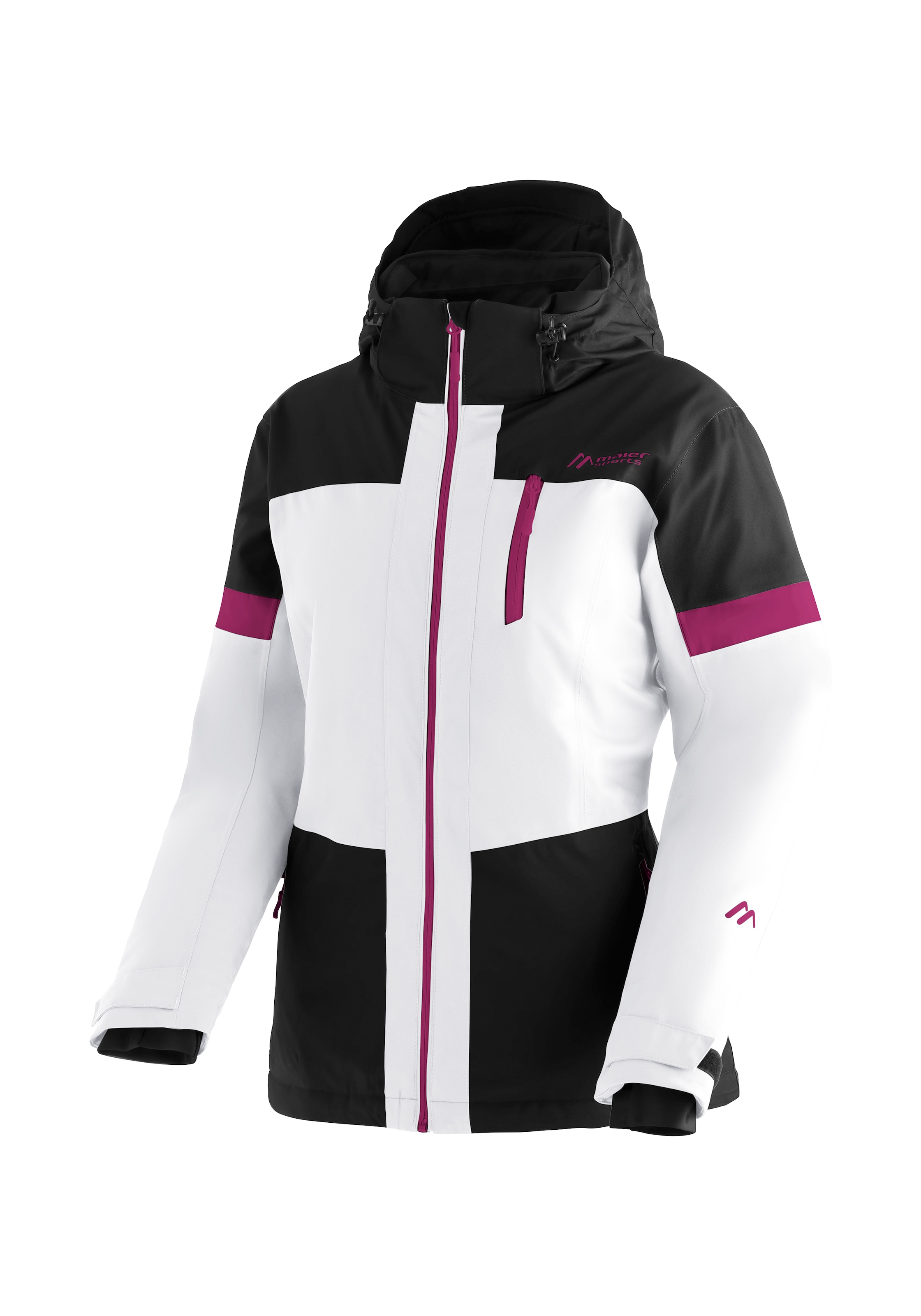 Maier Sports Skijacke »HANNI«, Damen Winterjacke, wind/wasserdicht, 3 RV-Taschen und Kapuze, Regular fit