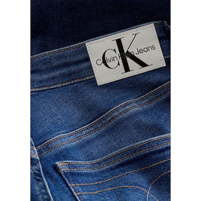 Calvin Klein Jeans Skinny-fit-Jeans »HIGH RISE SKINNY«, mit Calvin Klein  Leder-Brandlabel hinten am Bund bei ♕
