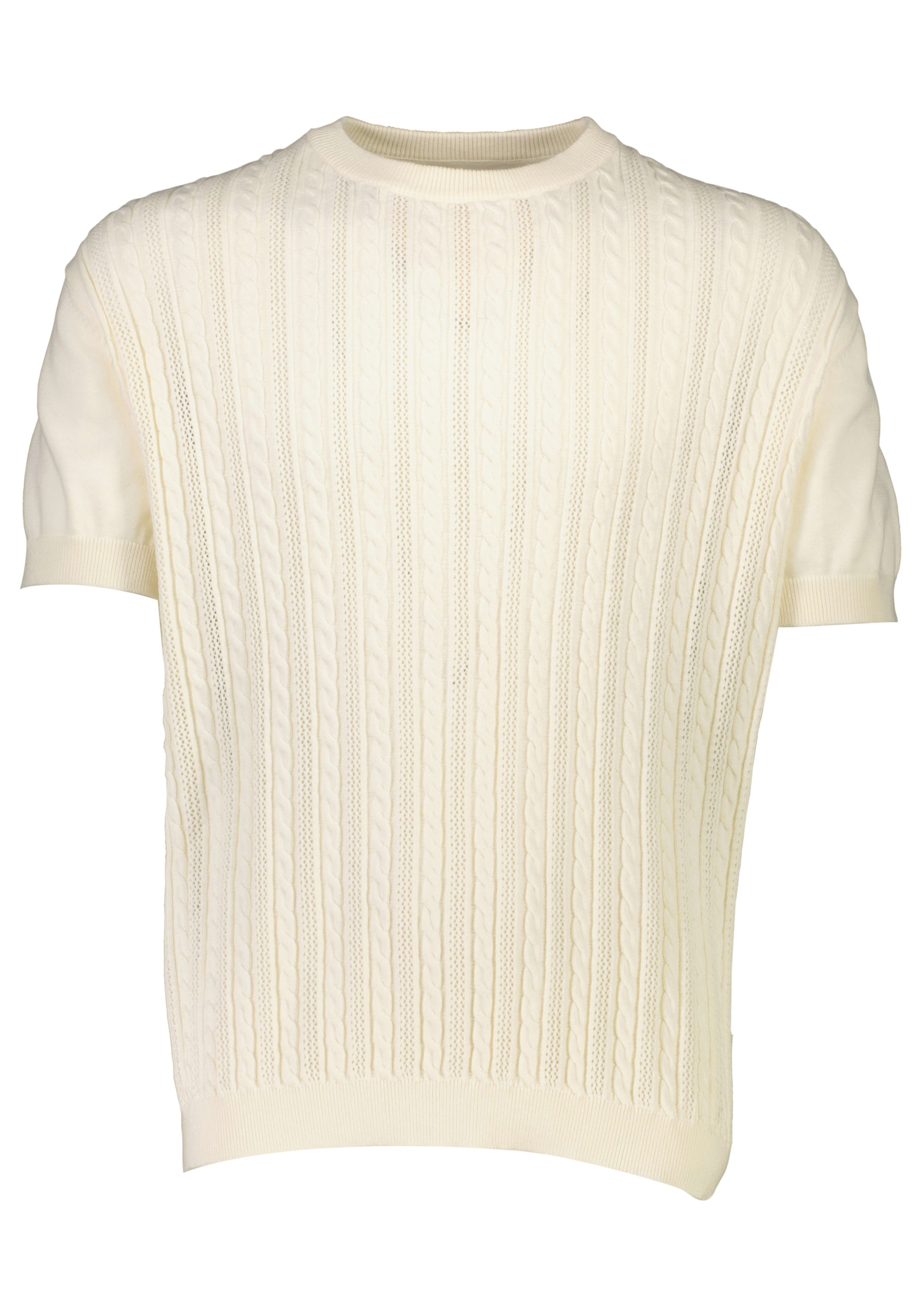 LINDBERGH Strickpullover mit Zopfmuster, kurzarm