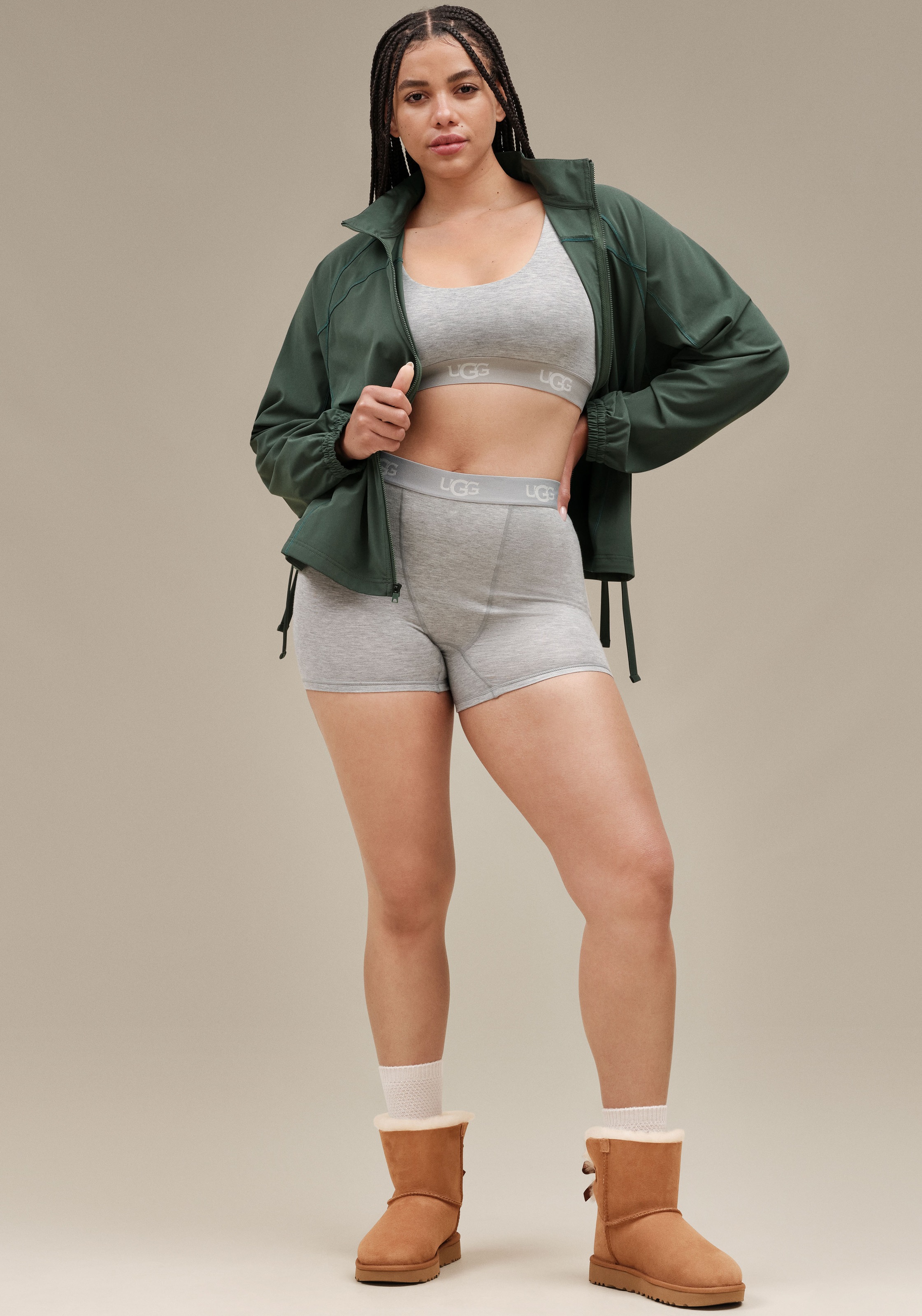 UGG Boxershorts »Alexiah Boy Short«, mit elastischem Logo-Bund