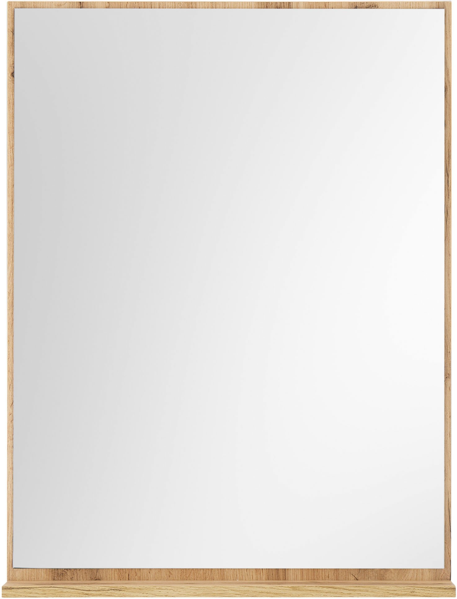 INOSIGN Badspiegel »CITY/GIRON, Spiegel in Wotan Eiche, Wandspiegel im zeitlosen Design«, mit Ablagefläche, 60 cm breit