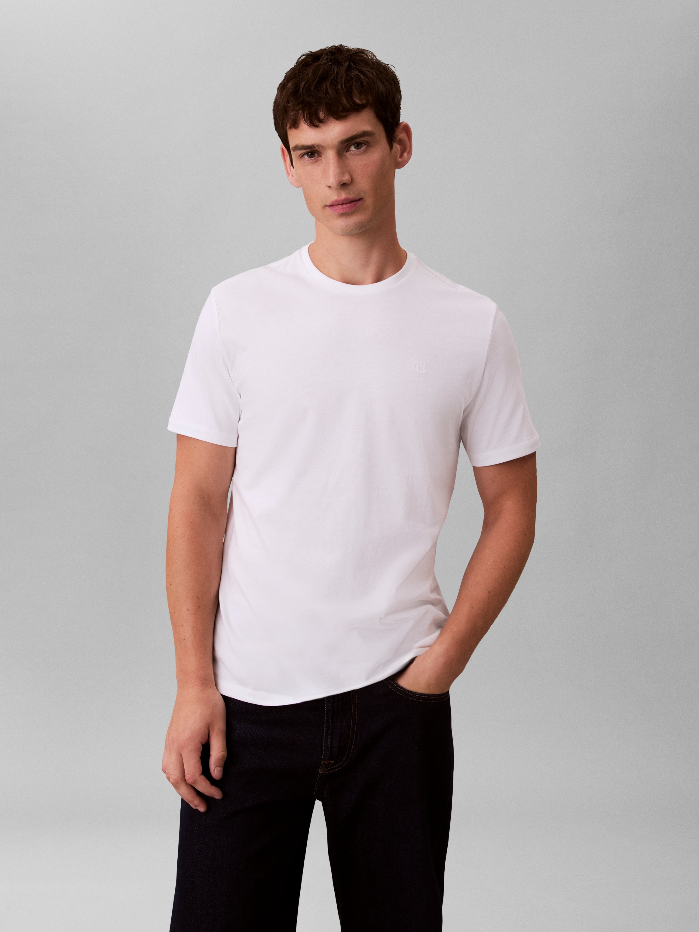 Calvin Klein Jeans T-Shirt »CLASSIC MONOGRAM« regular fit, Rundhalsausschnitt