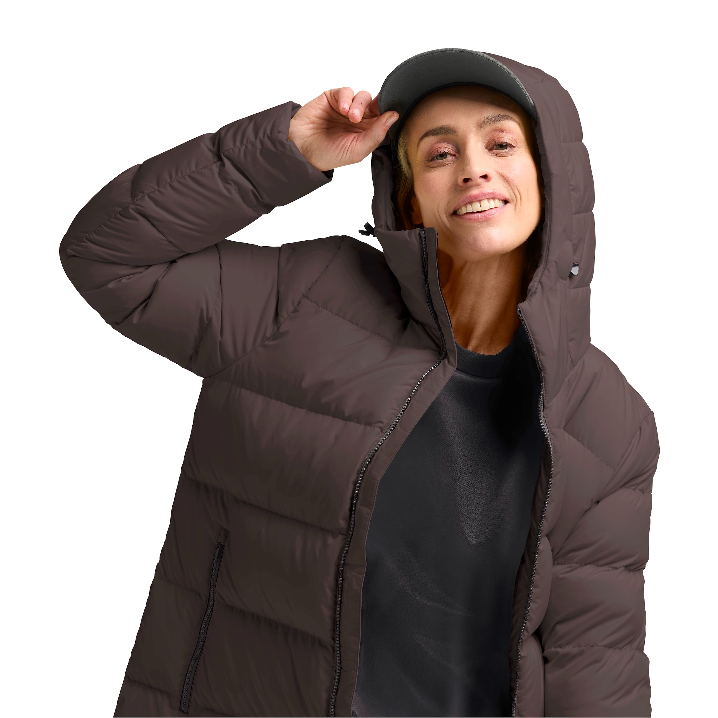 Jack Wolfskin Daunenmantel »FROZEN PALACE COAT W«, Wärmend, winddicht, Daunenjacke