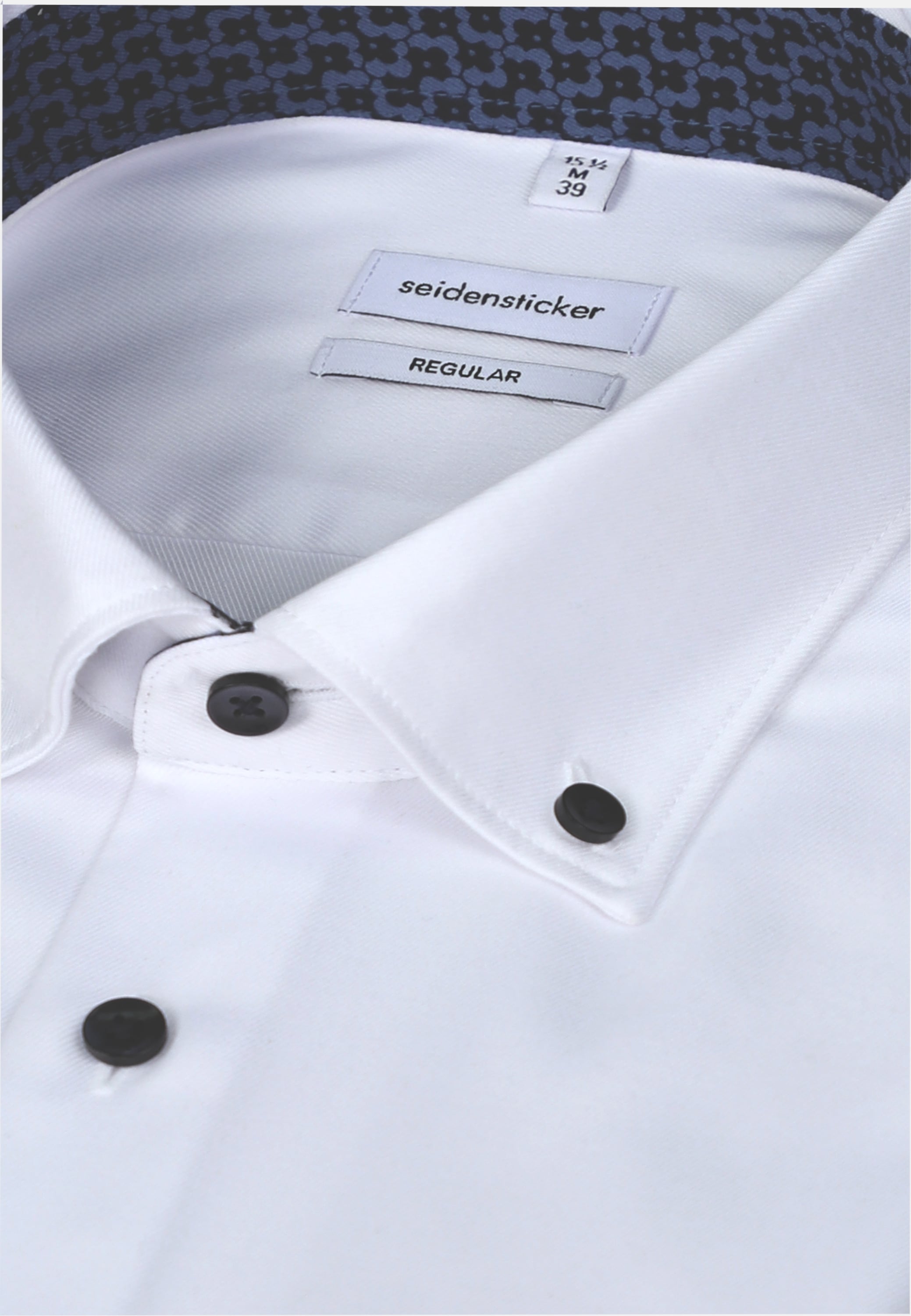 seidensticker Businesshemd »Schwarze Rose« Regular 1/1 Button-Down-Kragen Uni