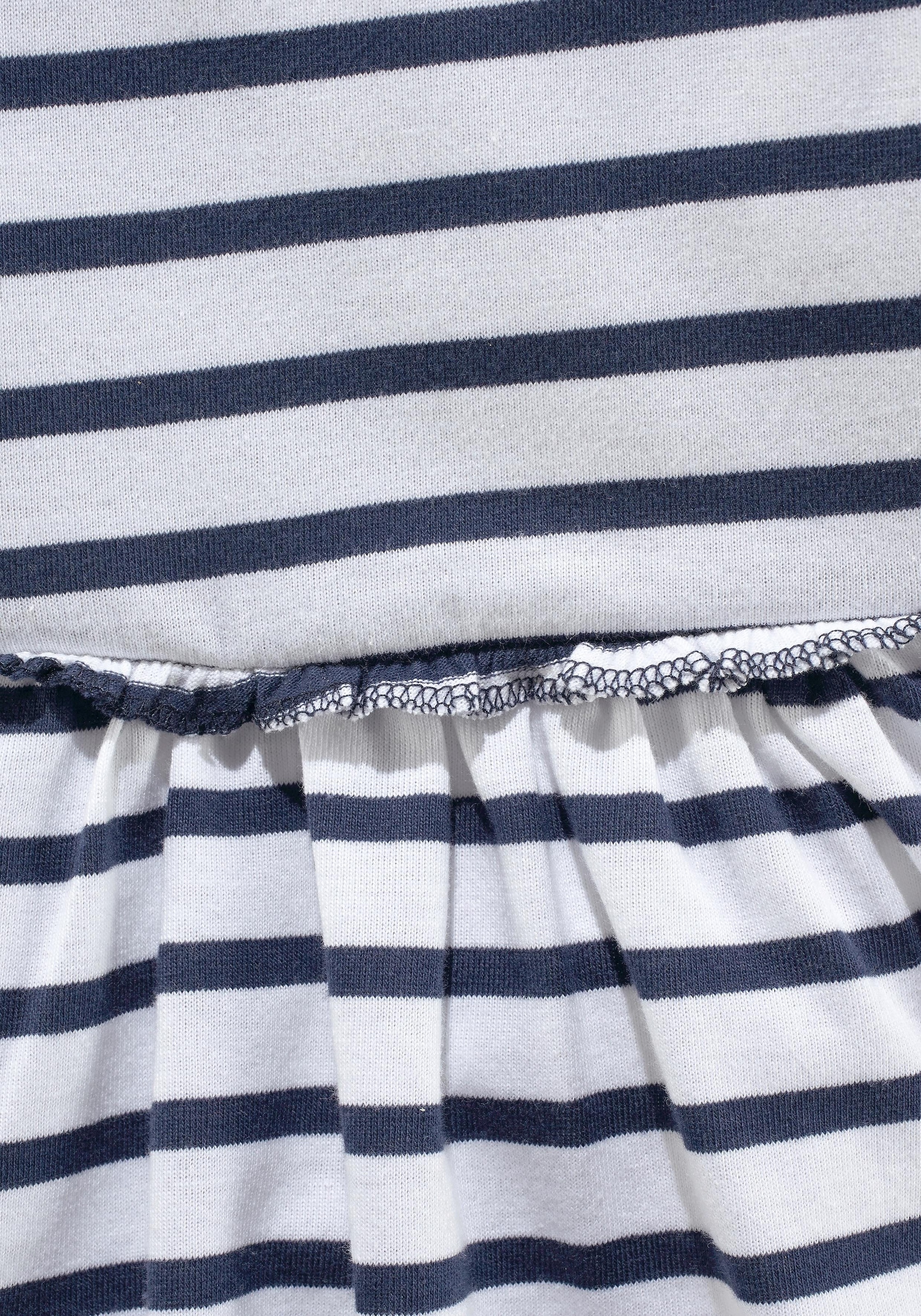 KIDSWORLD Jerseykleid »für kleine Mädchen« Packung, 2, 2 Stk. tlg. kniefrei,  modischer Stil,  aus reiner Baumwolle,  breite Träger