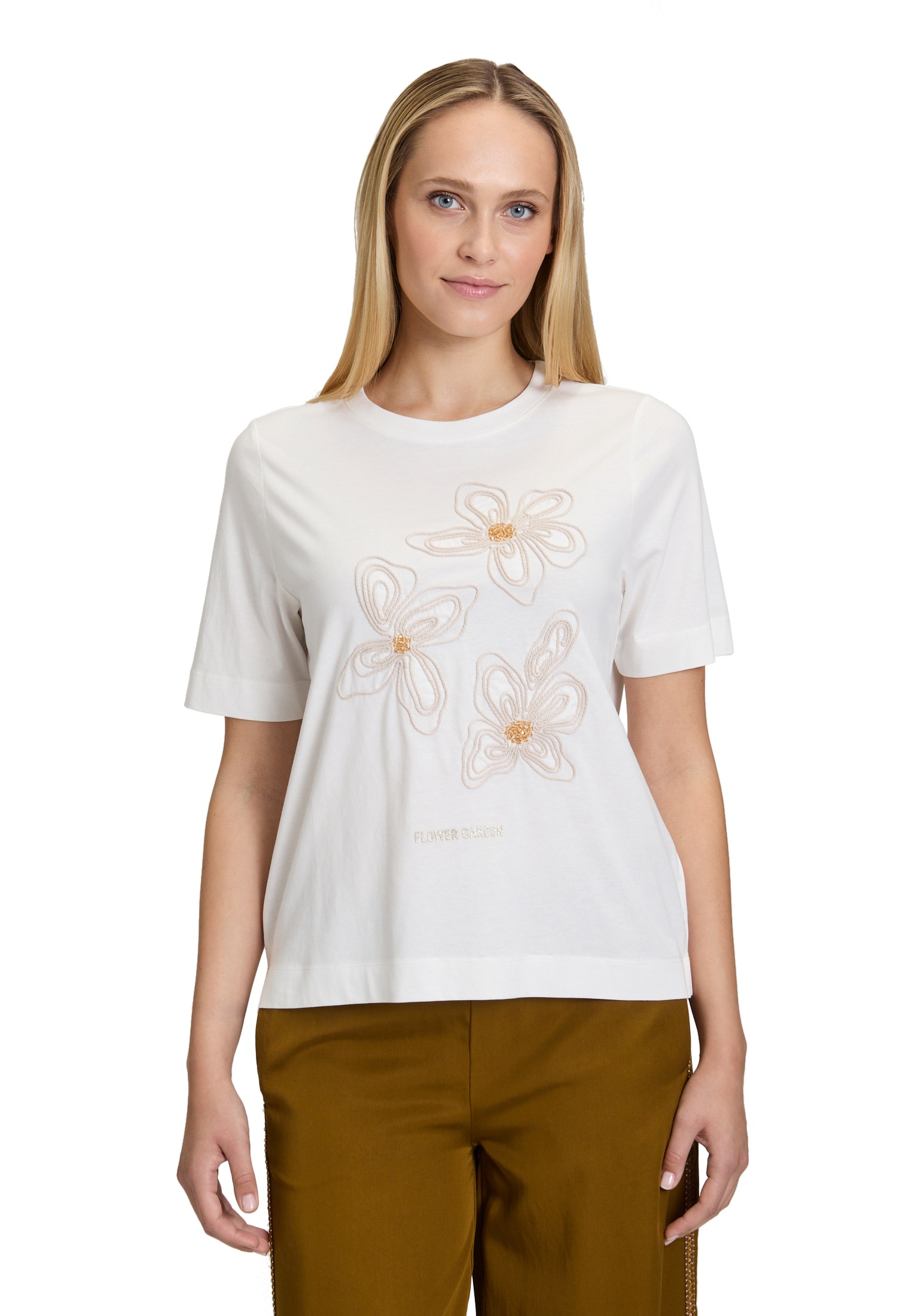 Cartoon Langarmshirt »Baumwollshirt mit Rundhalsausschnitt«