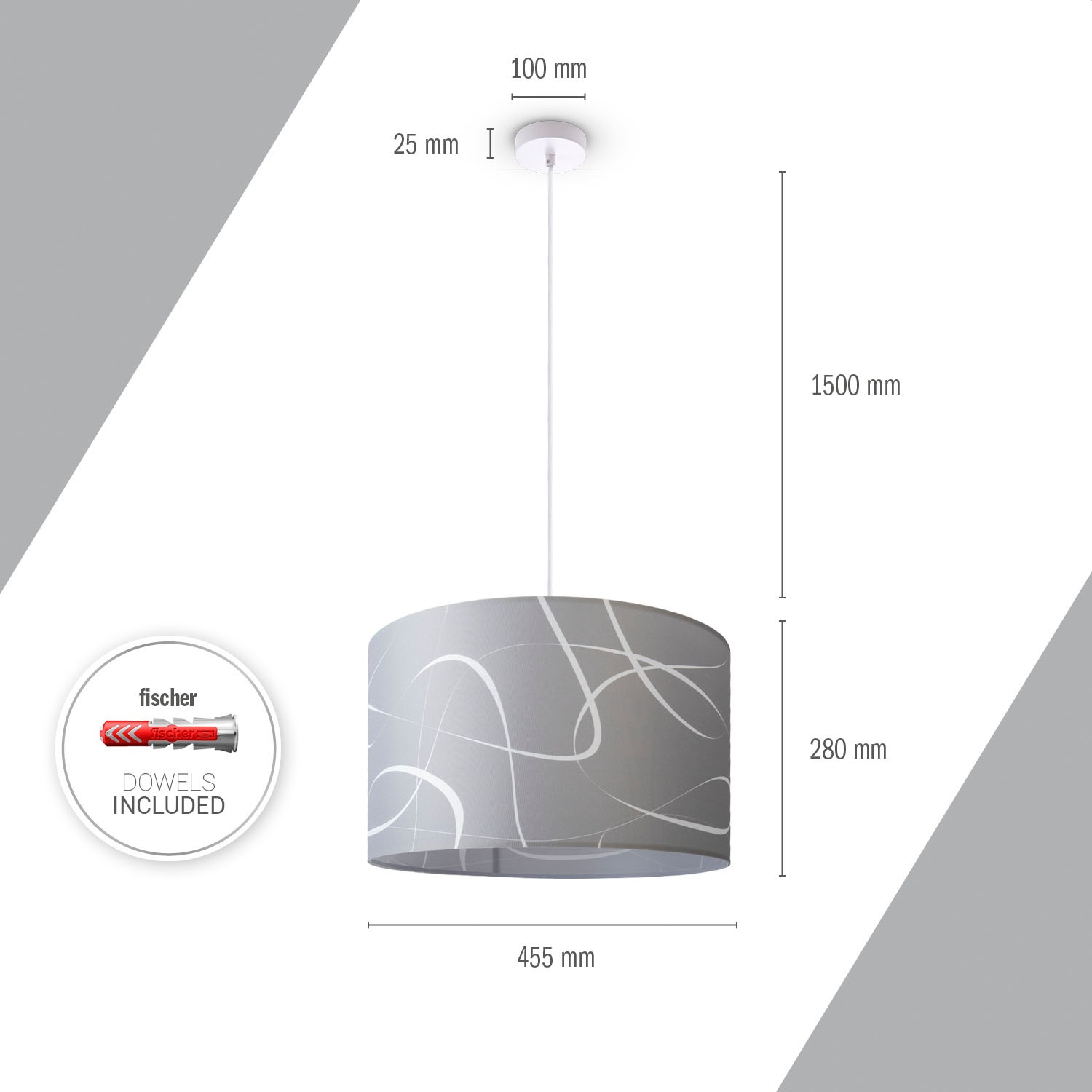 Paco Home Pendelleuchte »Hugo Tribal« E27 Pendelleuchte Esszimmer  Vintage Wohnzimmerlampe Modern Retro