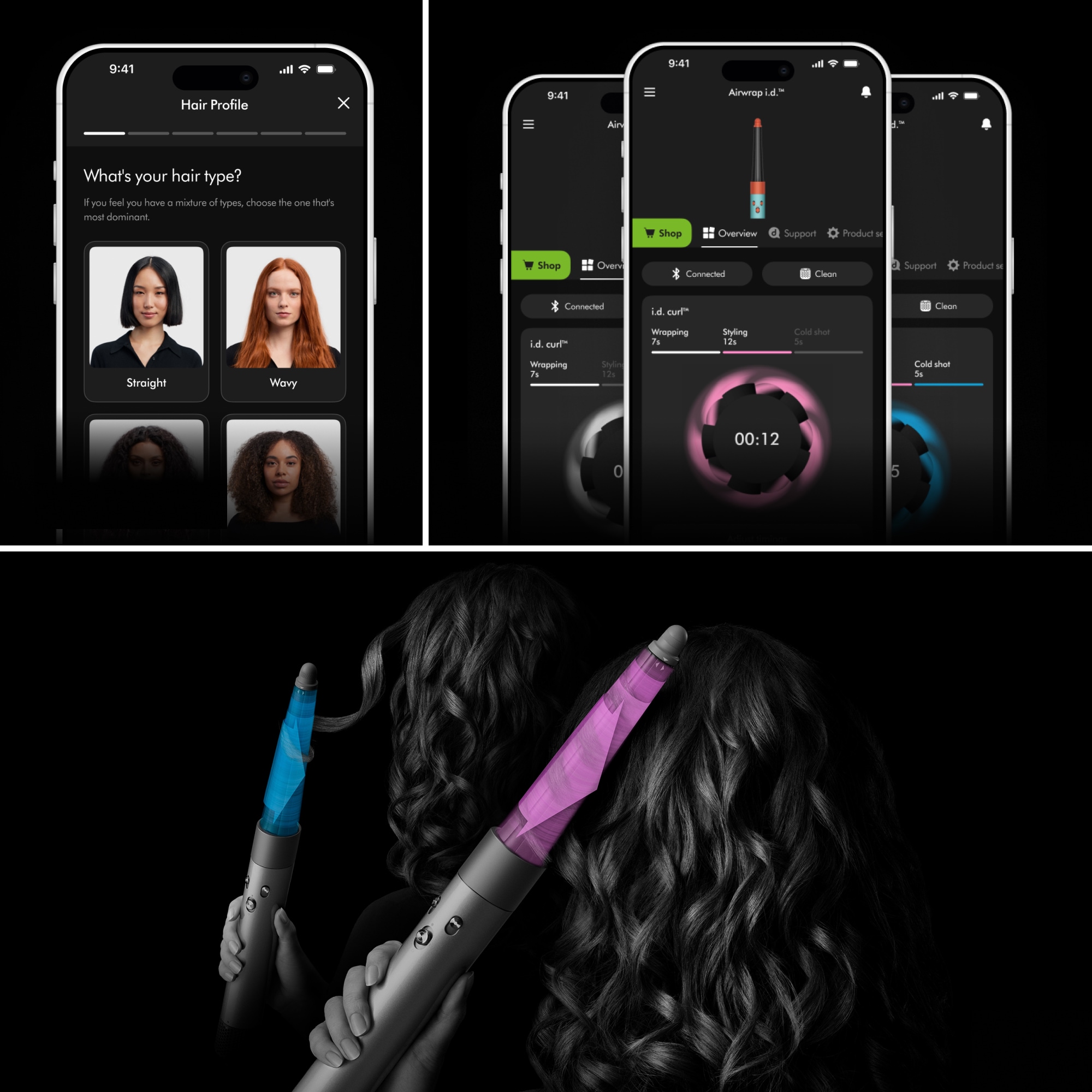 DYSON Multihaarstyler »Airwrap i.d.™ (Jasper Plum)«, 6 Aufsätze