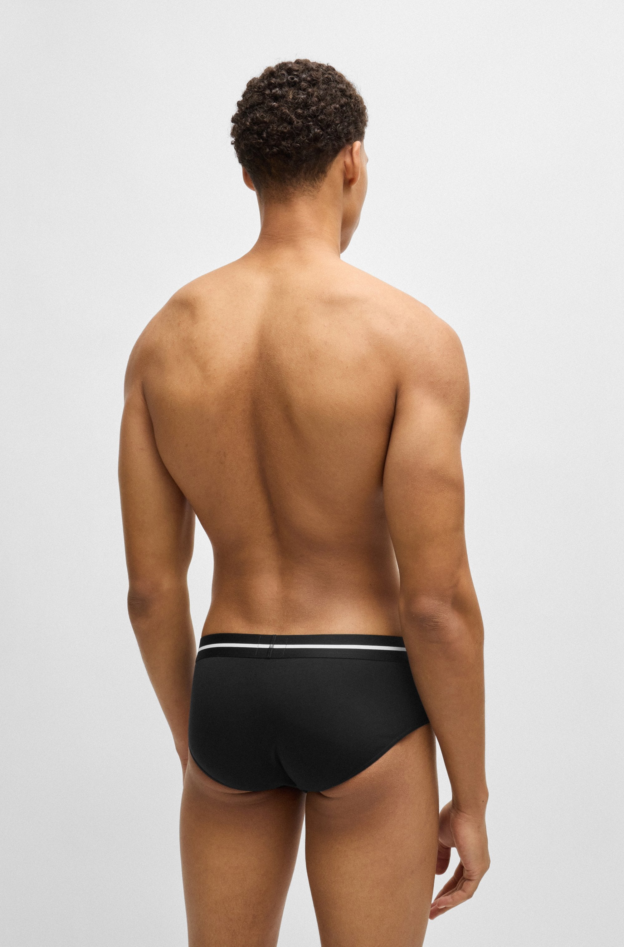 BOSS Hipster »HipBr 3P Bold«, (Packung, 3er), mit BOSS Black Markenlabel