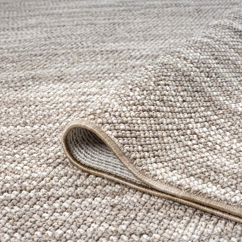Carpet City Teppich »LINDO 8843«, rund, 11 mm Höhe, Kurzflor, Hochtief-Muster/ 3D-Effekt, Boho-Stil, Wohnzimmer