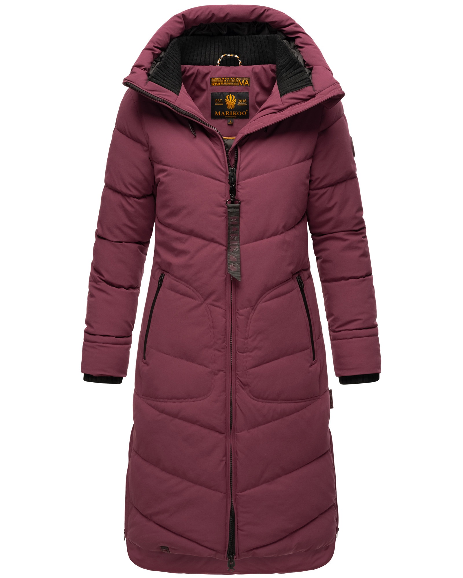 Marikoo Winterjacke »Marikoo Benikoo Damen lange Winterjacke B949«