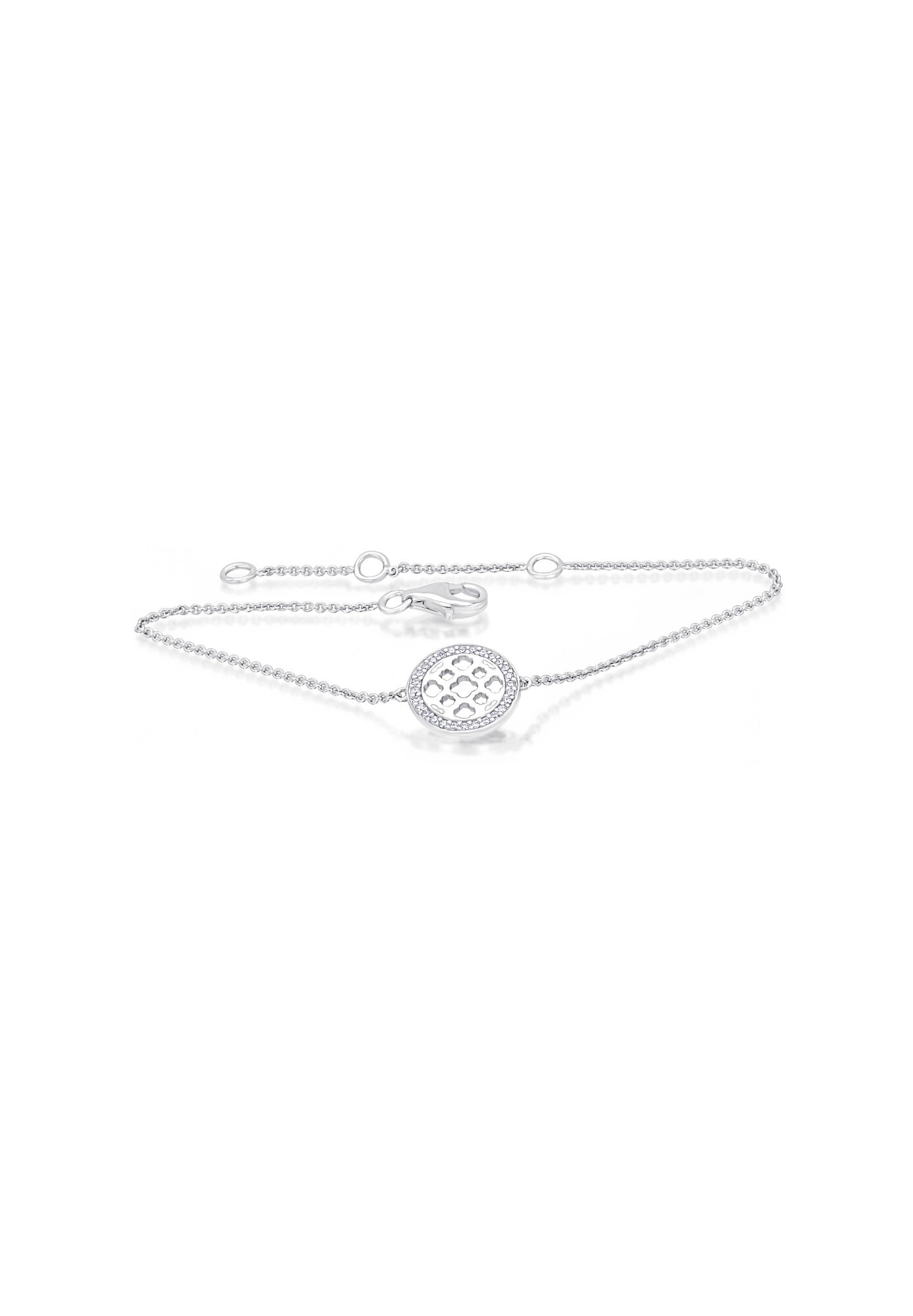 ONE ELEMENT Silberarmband »Zirkonia Symbol Armband aus 925 Silber  18 cm«