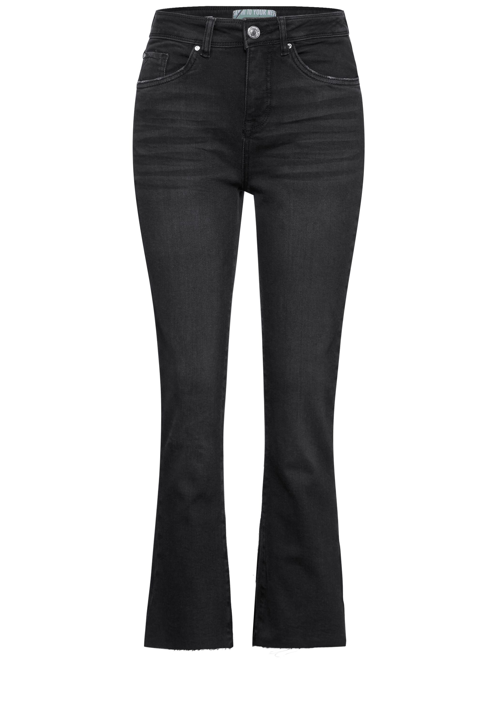 STREET ONE 5-Pocket-Jeans »Denim-Kick Flared«, slim fit mit Stretch