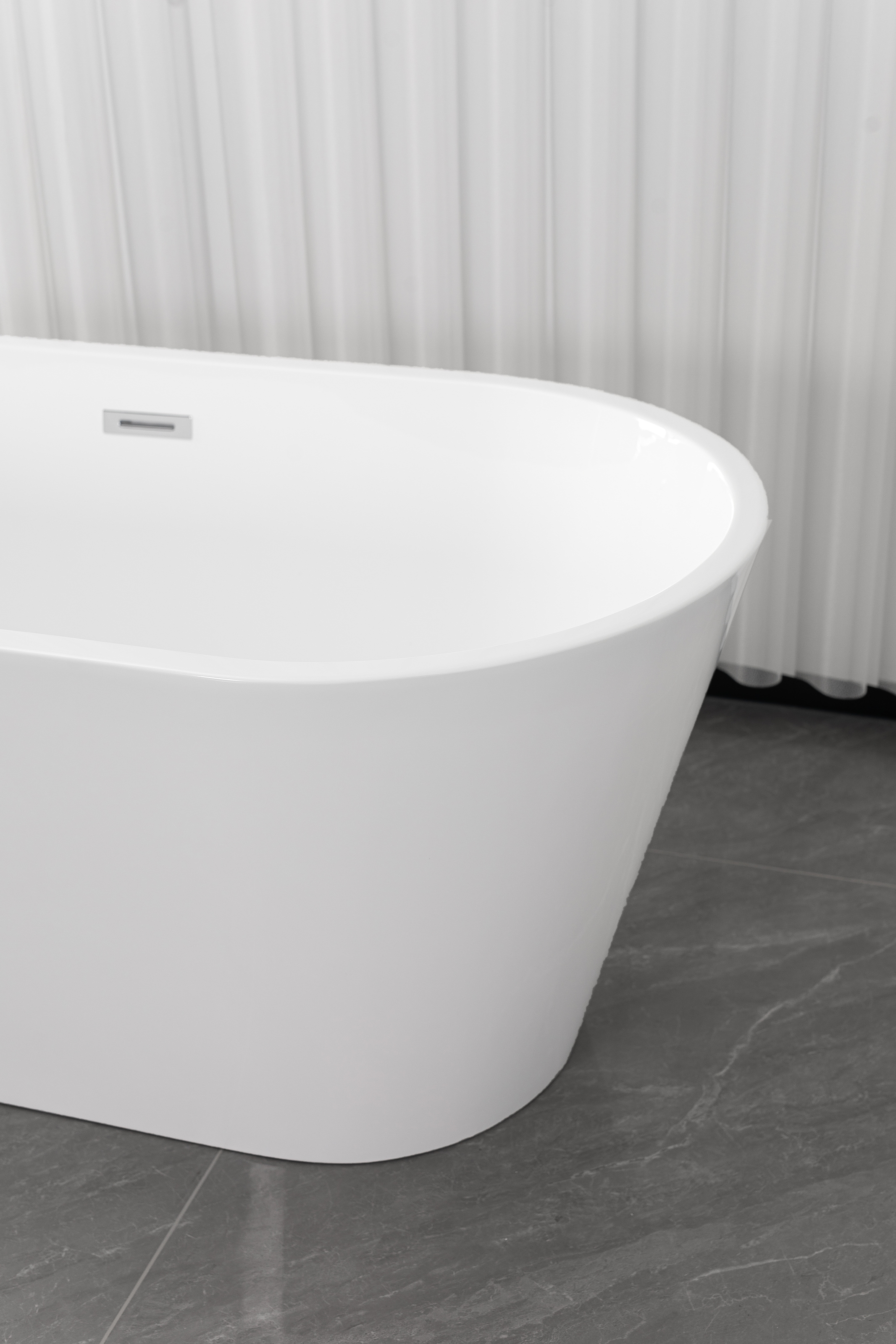 Sanotechnik Badewanne »YORK« Höhe 58 cm Vorrichtung für Ablaufschlauch | Überlauf 170x75x58cm, aus Acryl