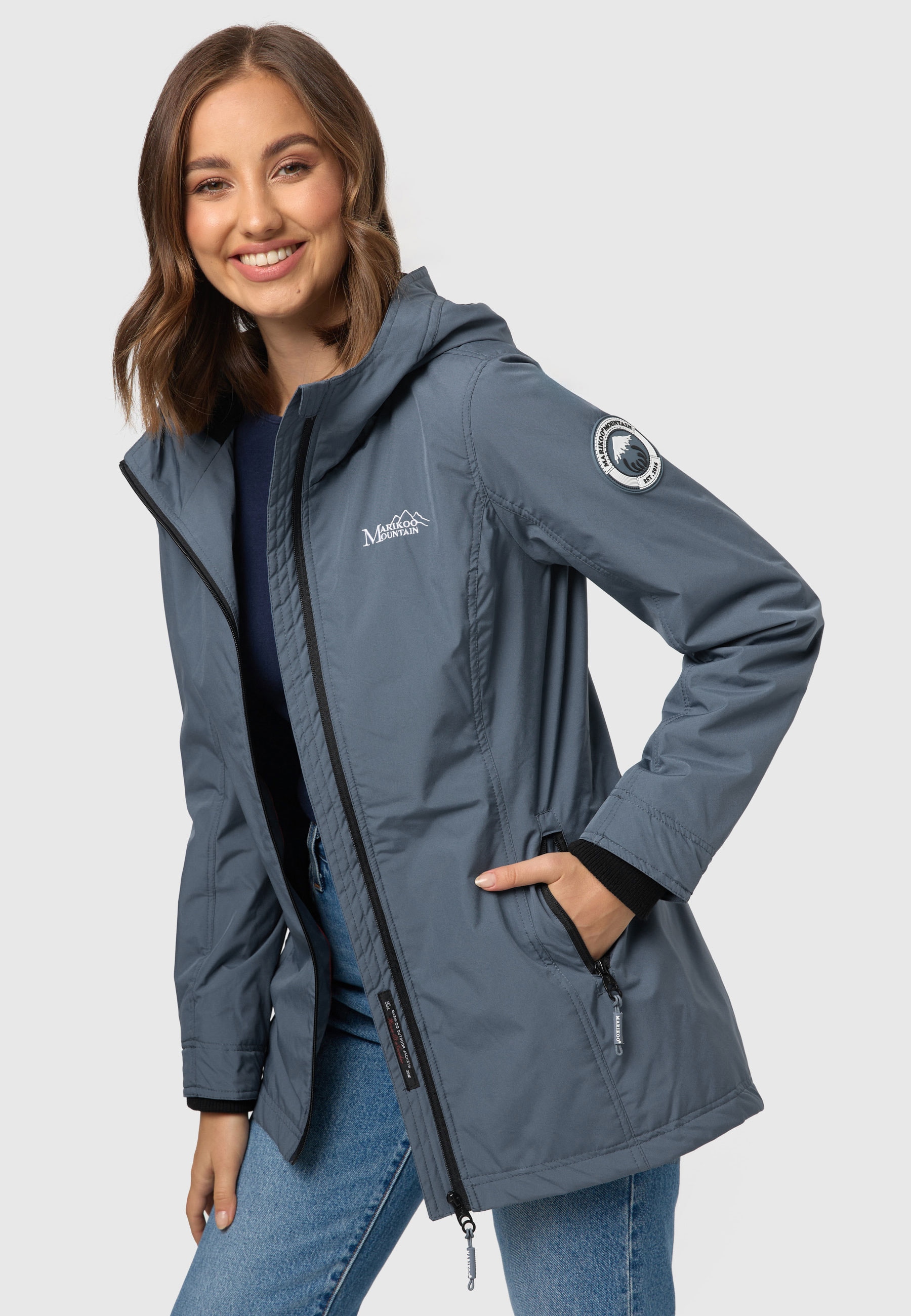 Marikoo Outdoorjacke »Marikoo Honigbeere Damen Übergangsjacke B954«