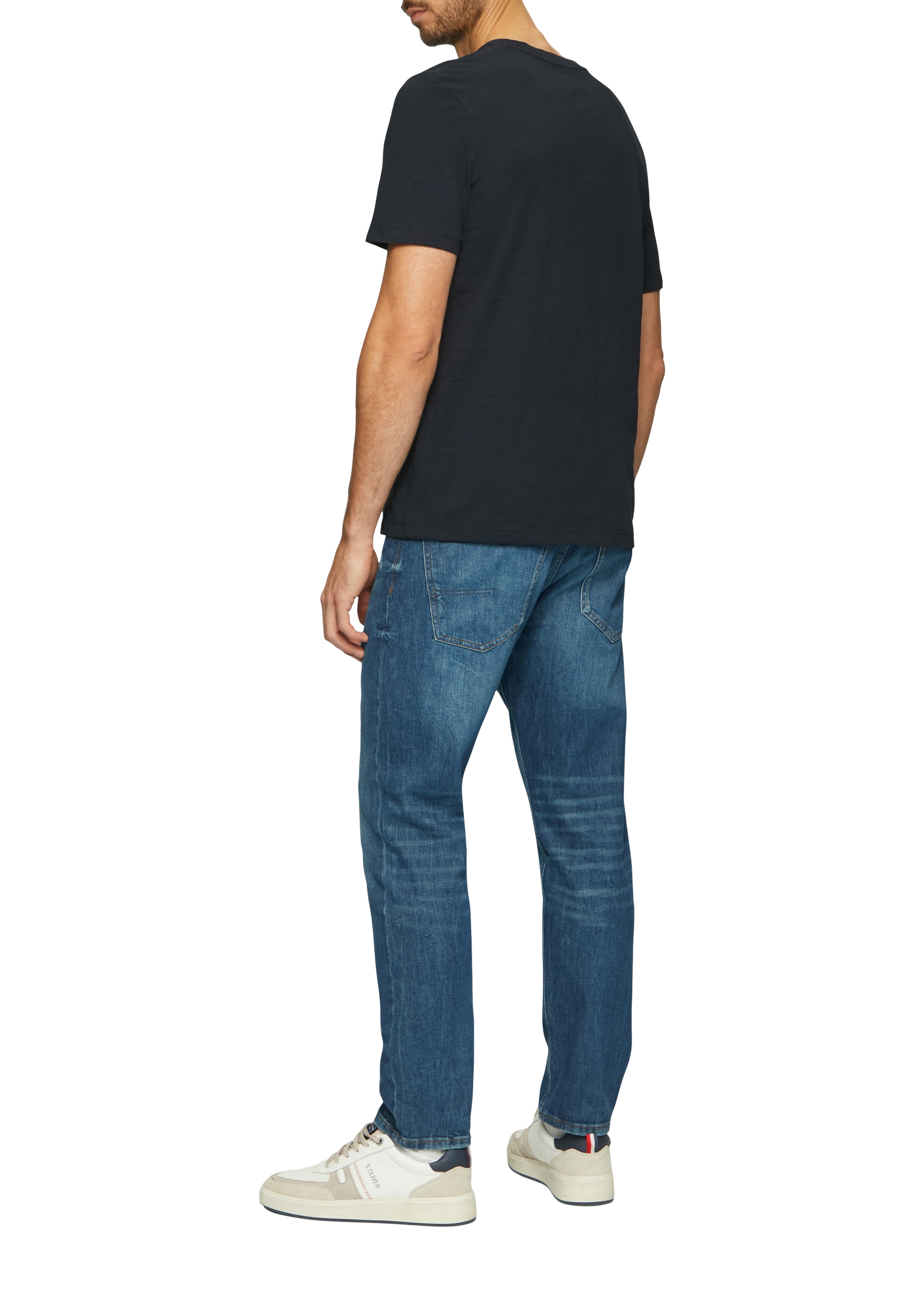 s.Oliver Rundhalsshirt, mit Frontprint