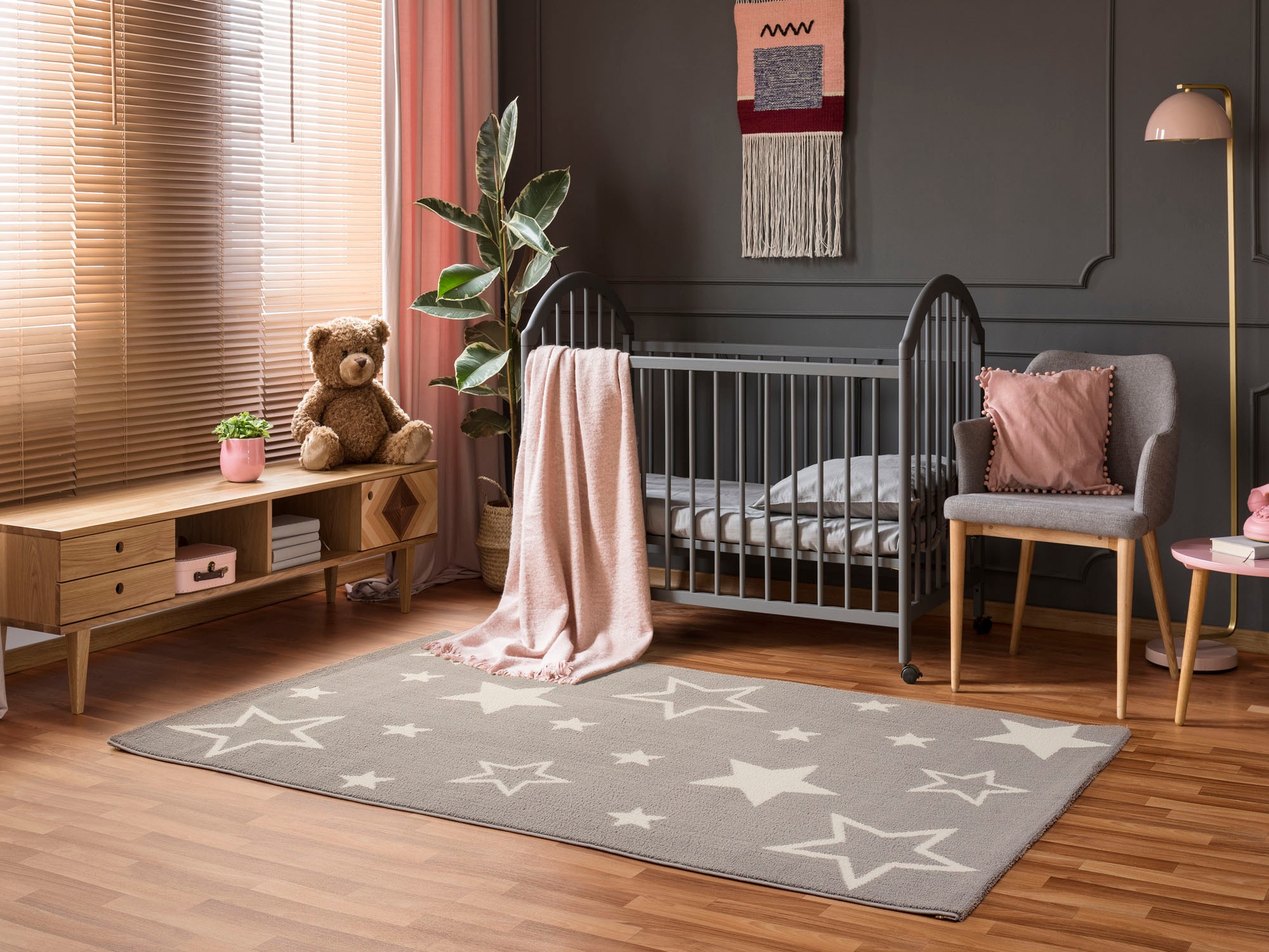 OCI DIE TEPPICHMARKE Teppich »KIDDY STAR«, rechteckig, 11 mm Höhe, Wohnzimmer