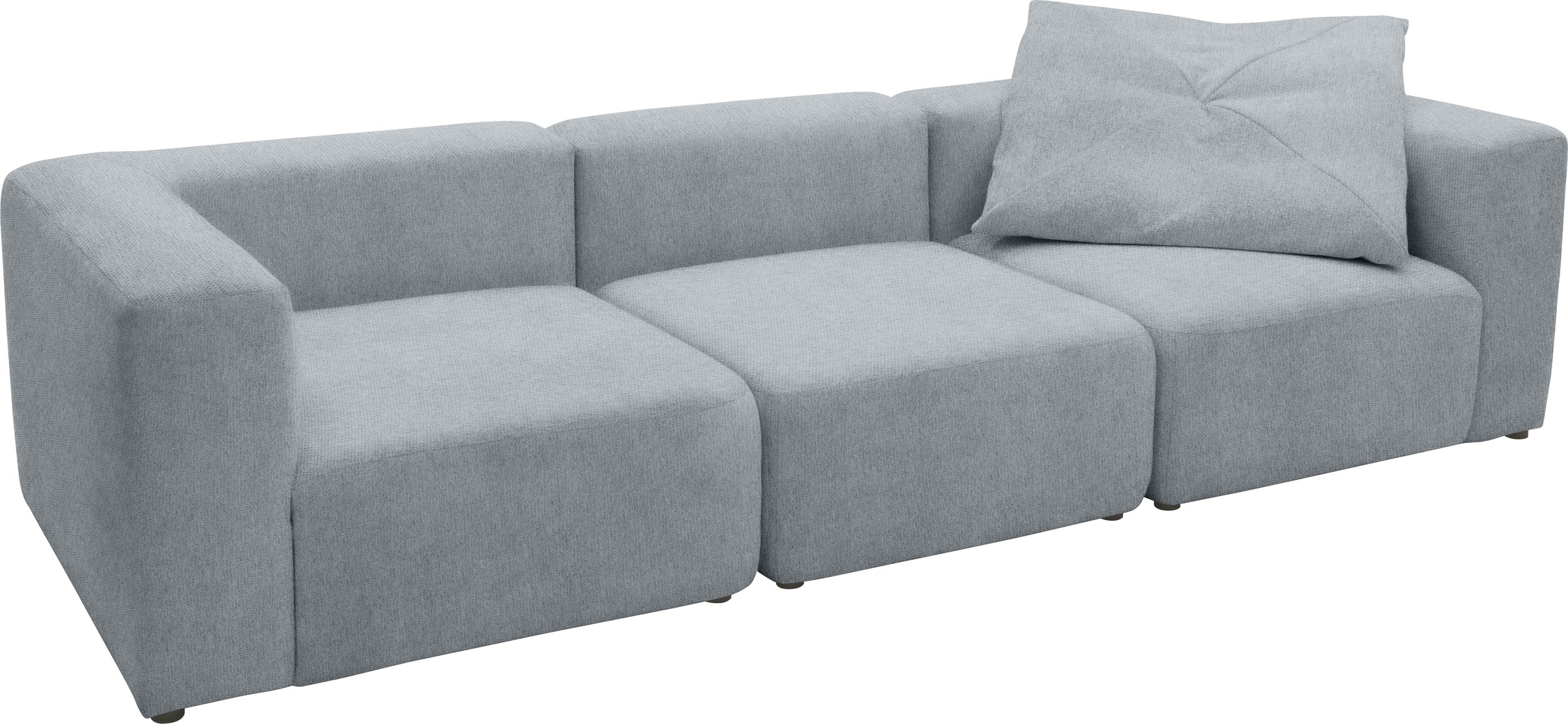 Home affaire 3-Sitzer »Utvik bestehend aus 2 Eck- und 1 Mittelelement« einzelne Module für individuelle Zusammenstellung