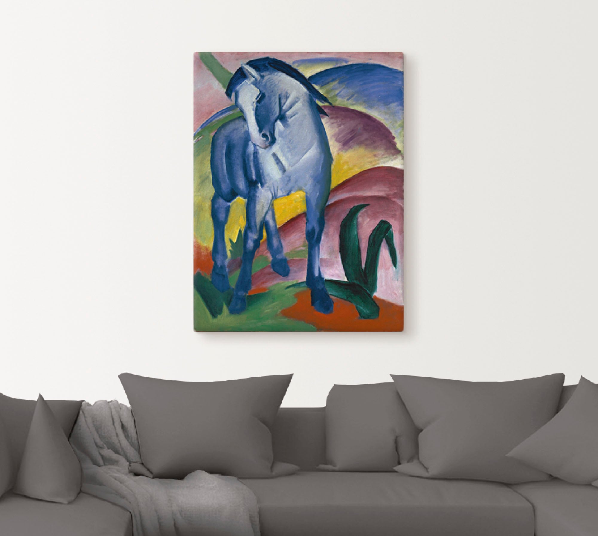 Artland Wandbild »Blaues Pferd I. 1911.« Haustiere 1 Stk. tlg. als Leinwandbild, Poster in verschied. Größen