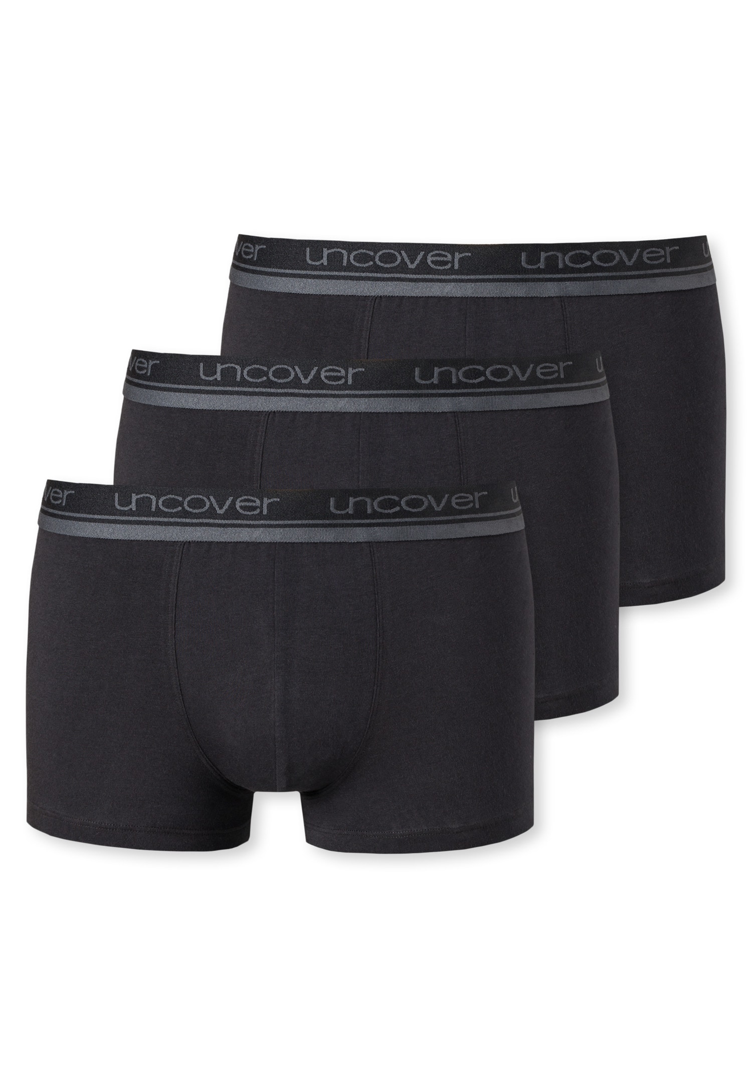 uncover by SCHIESSER Boxer »Uncover Cotton« Logo-Bund, elastisch, ohne Eingriff, perfekter Sitz