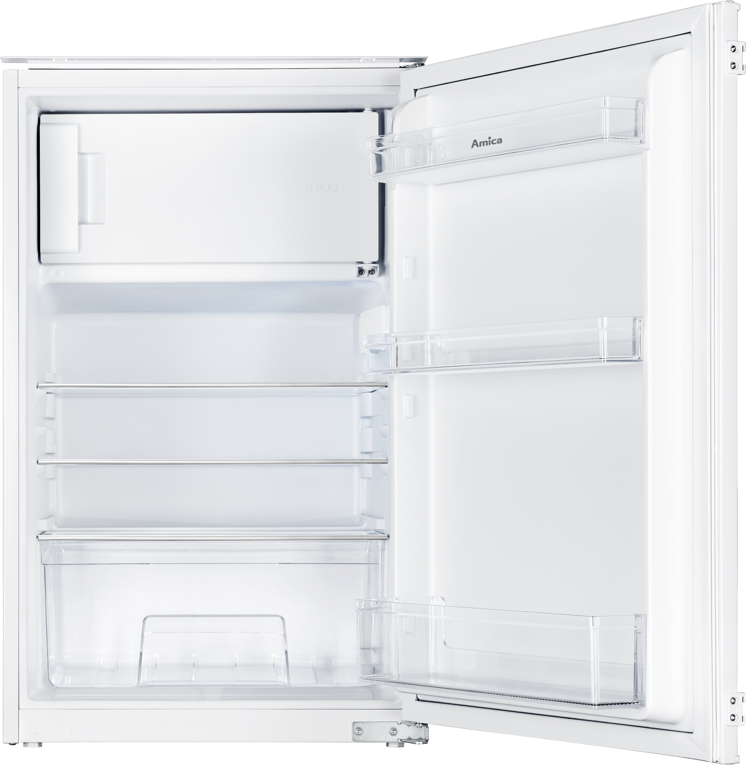 Amica Einbaukühlschrank »EKSS 361 915«, Schlepptür-Technik