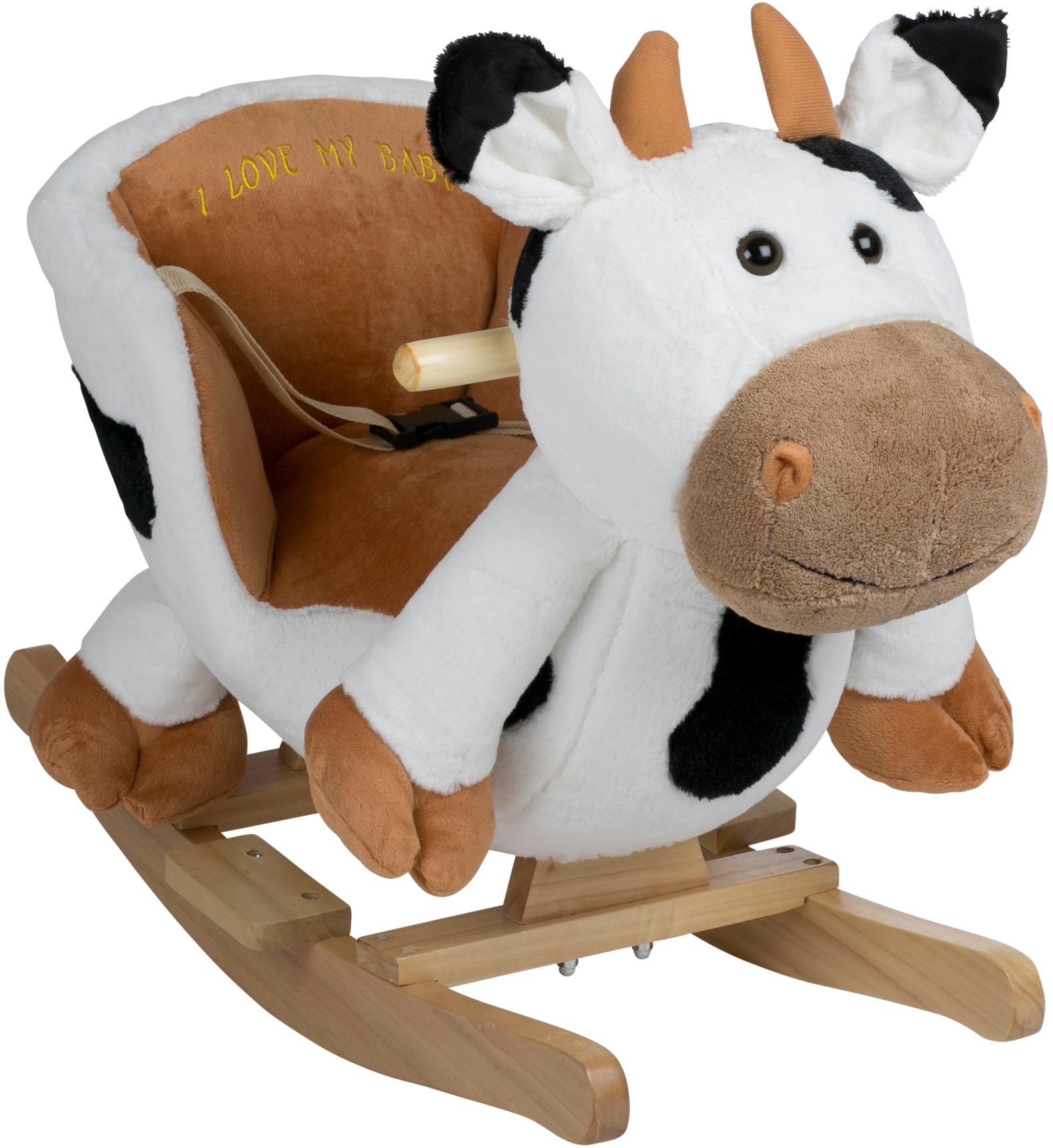 BabyGo Schaukeltier »Rocker Cow«, mit Kufen und Griffen aus Birkenholz; Made in Europe