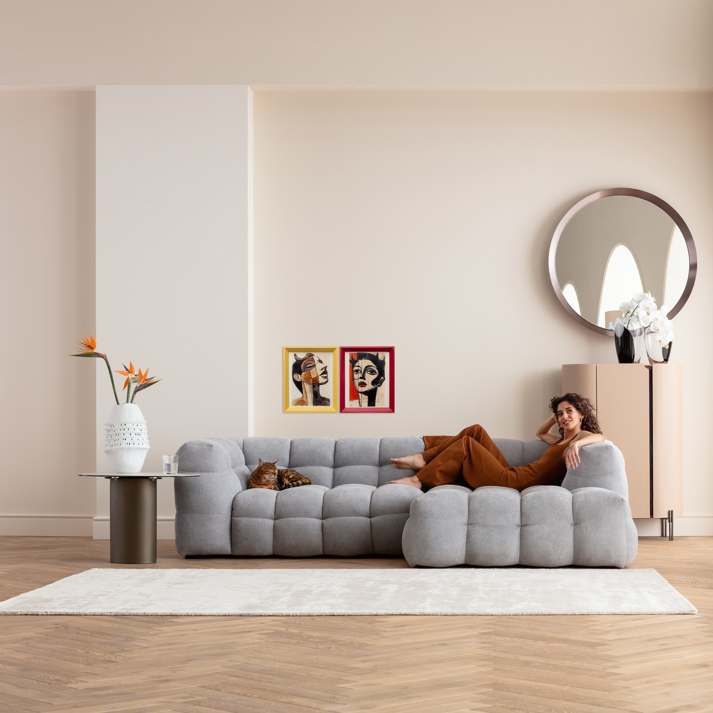 Kare Design Bild mit Rahmen »Gerahmtes Bild Portrait Modernism 22x27cm« Set, 2, 2 Stk. tlg.