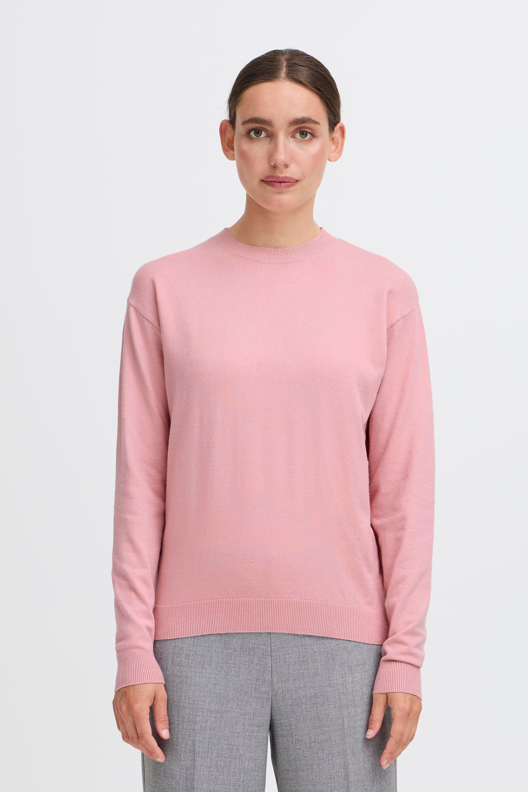 OXMO Strickfleece-Pullover »Strickpullover OXISCANNY LS«