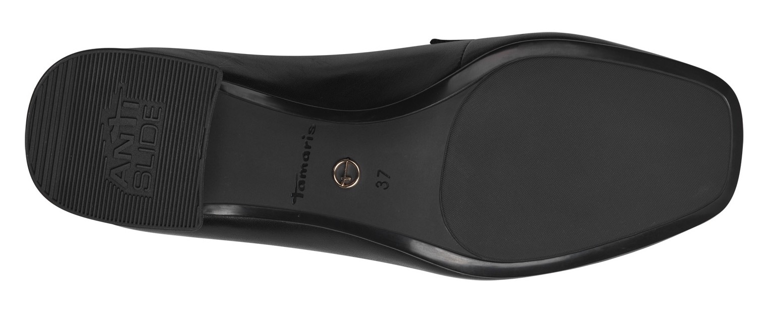 Tamaris Pumps, Blockabsatz, Slipper, Businessschuh mit Zierriegel