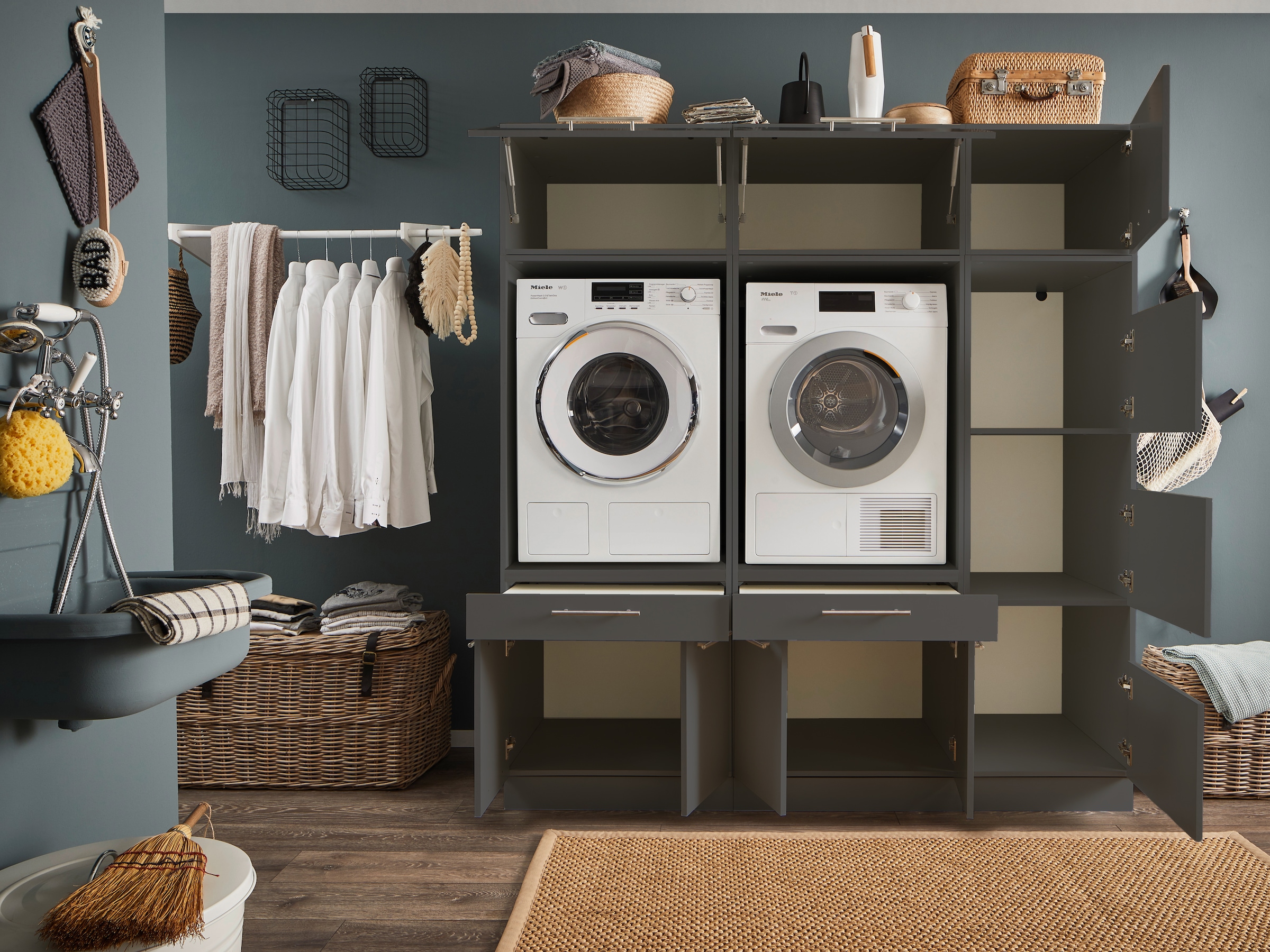 Laundreezy Mehrzweckschrank-Set »LAUNDREEZY LDSK11«