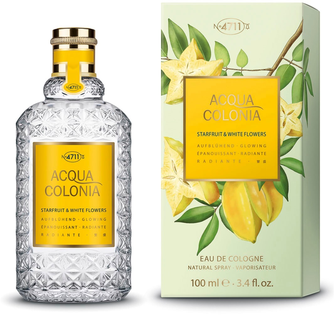 Eau de Cologne »4711 Acqua Colonia STARFRUIT & WHITE FLOWERS EAU DE COLOGNE NATURAL...