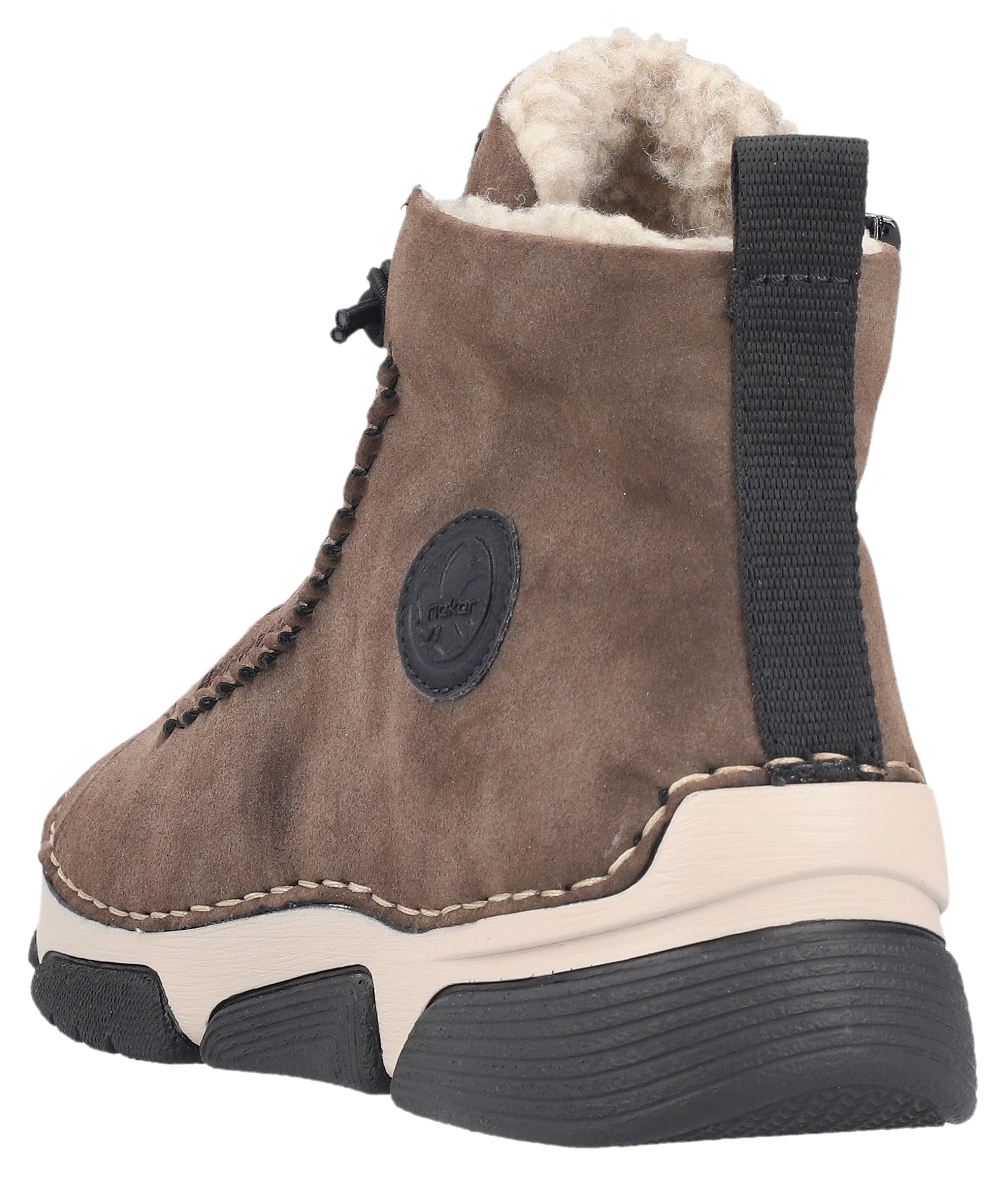 Rieker Winterboots  , Winterstiefelette, Outdoorboots, Warmfutter, mit Innenreißverschluss