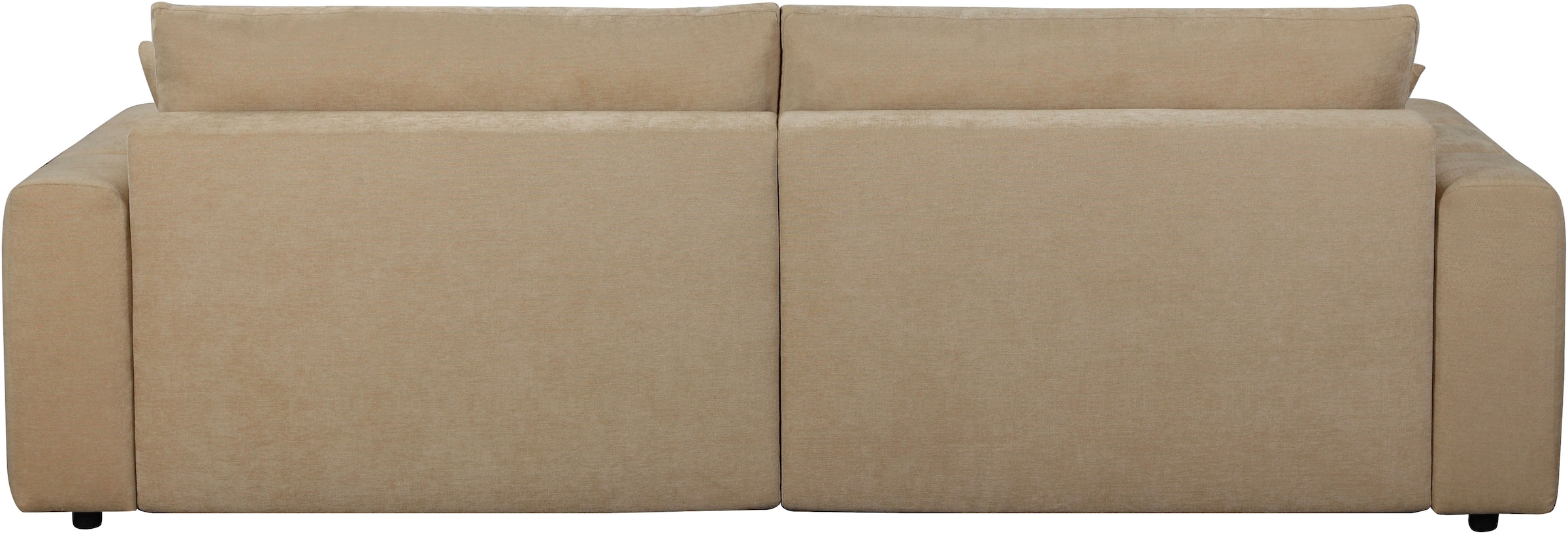 OTTO home Schlafsofa »YLVAA 3-Sitzer, 239cm/Schlafsofa (132/198)-OTTO. Verlässliche Qualität« Tonnentaschen-Federkern, Bettkasten, Feinstruktur weich