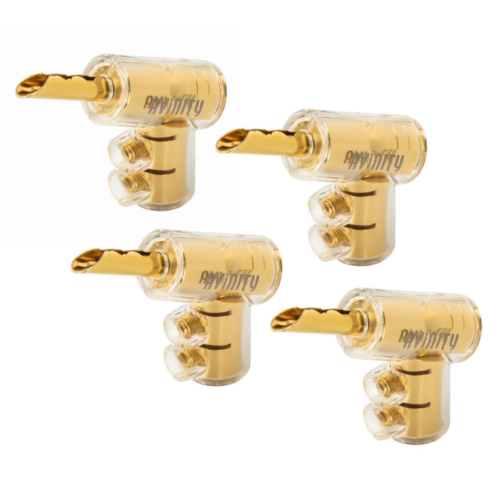 AVINITY Audio-Adapter »Bananenstecker-Set mit Innensechskantschlüssel, BC-116, vergoldet«