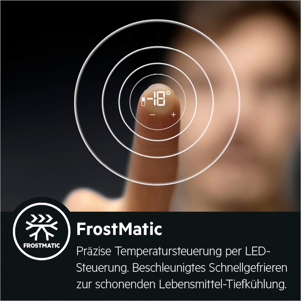 AEG Einbaukühlgefrierkombination »SCE714FALS«, SCE714FALS, 144,1 cm hoch, 54,9 cm breit