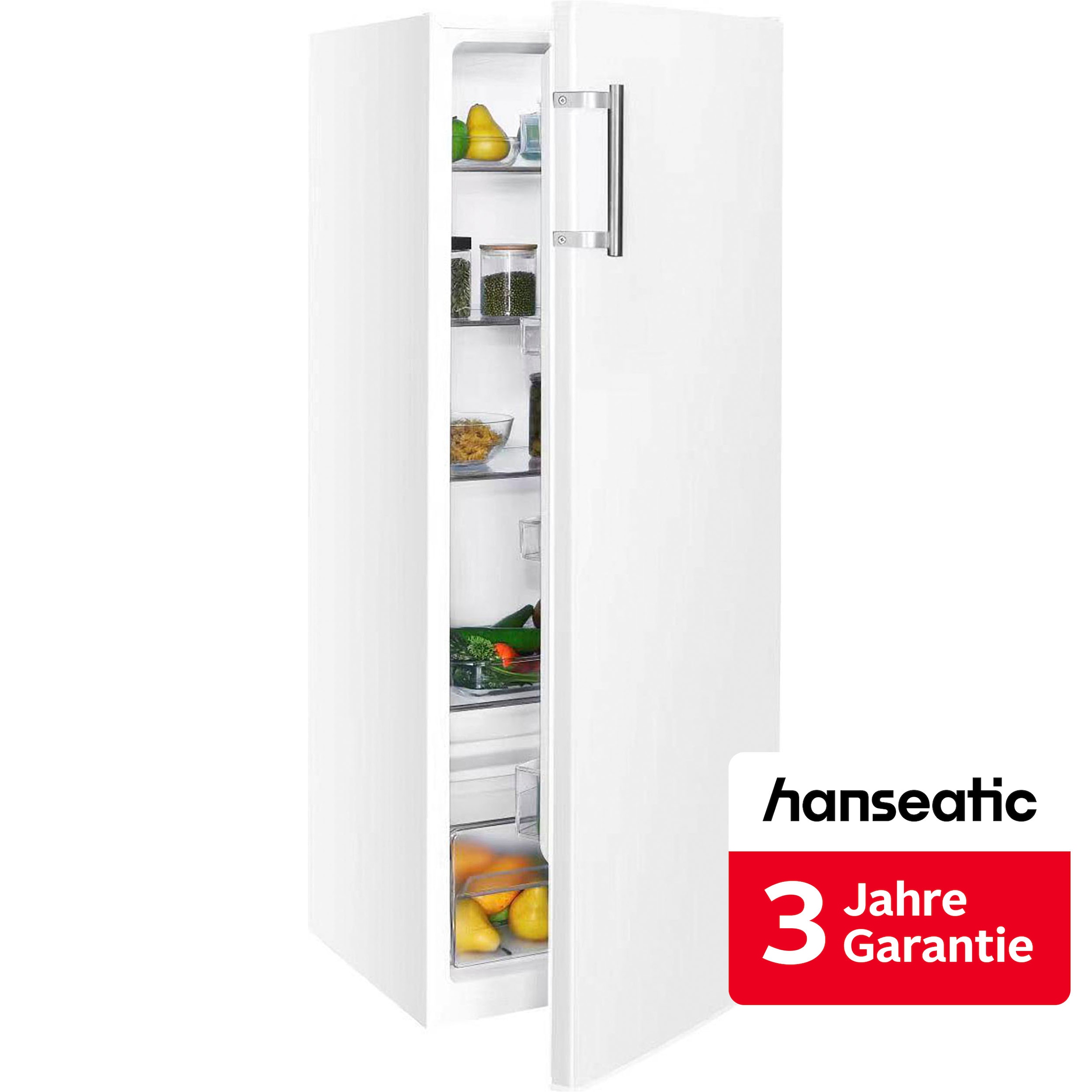 Hanseatic Kühlschrank »HKS14355EW« 142,6 cm hoch 54,4 cm breit inkl. 3 Jahre Herstellergarantie